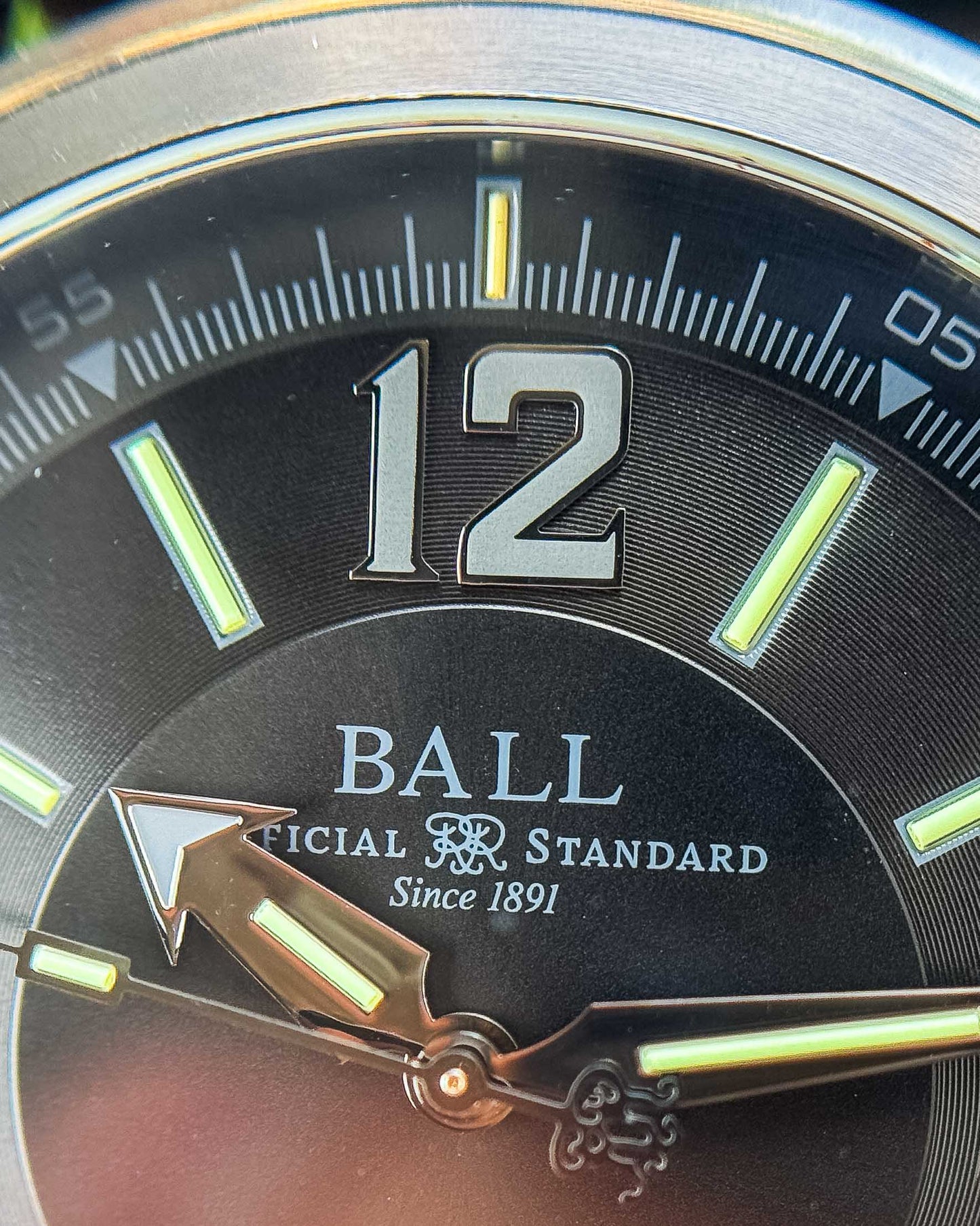 Ball Stokeman DLC NM3098C on Rubber Strap
