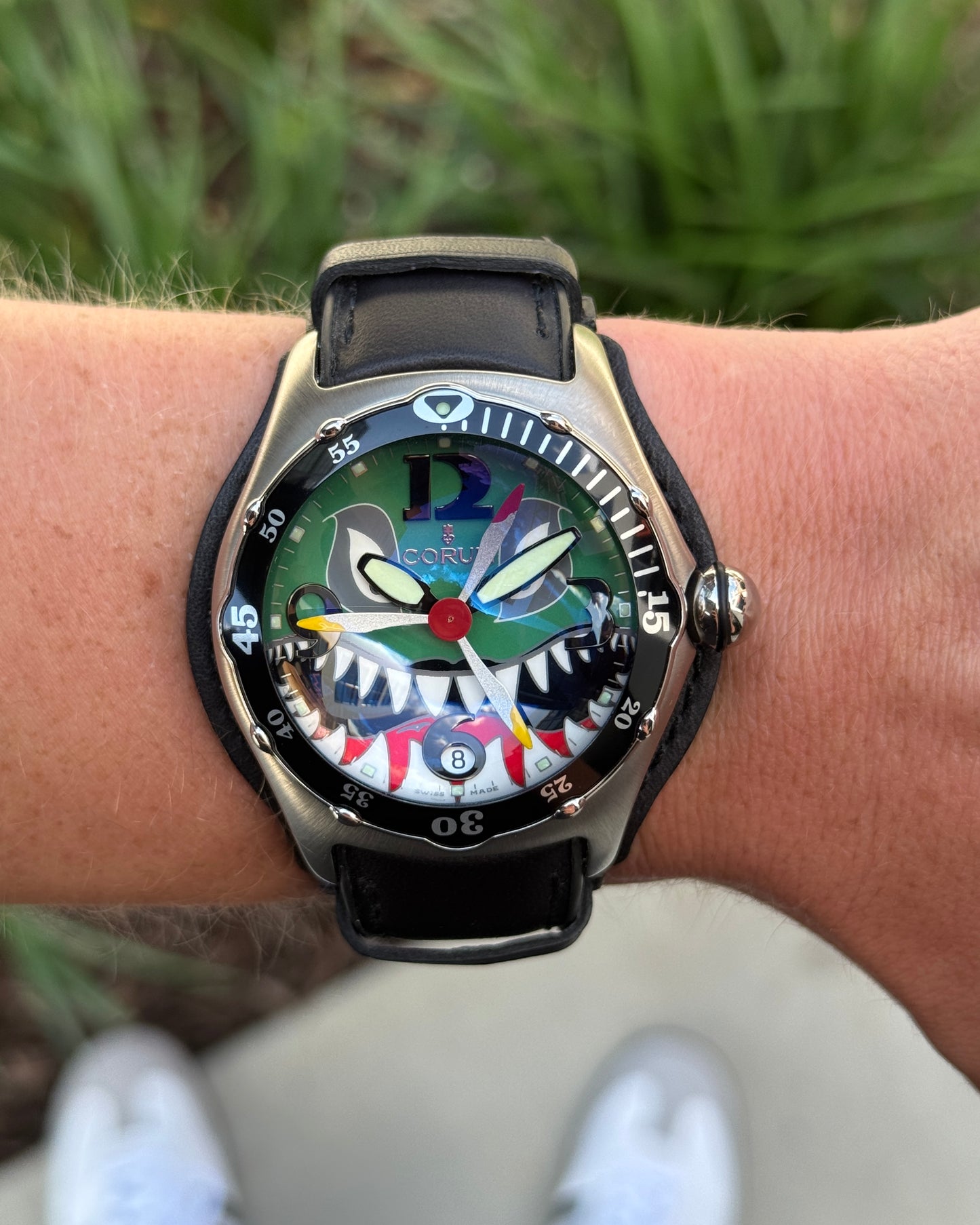 UNWORN Corum Bubble Dive Bomber 82.180.20 45mm Shark Limited Edition 2004