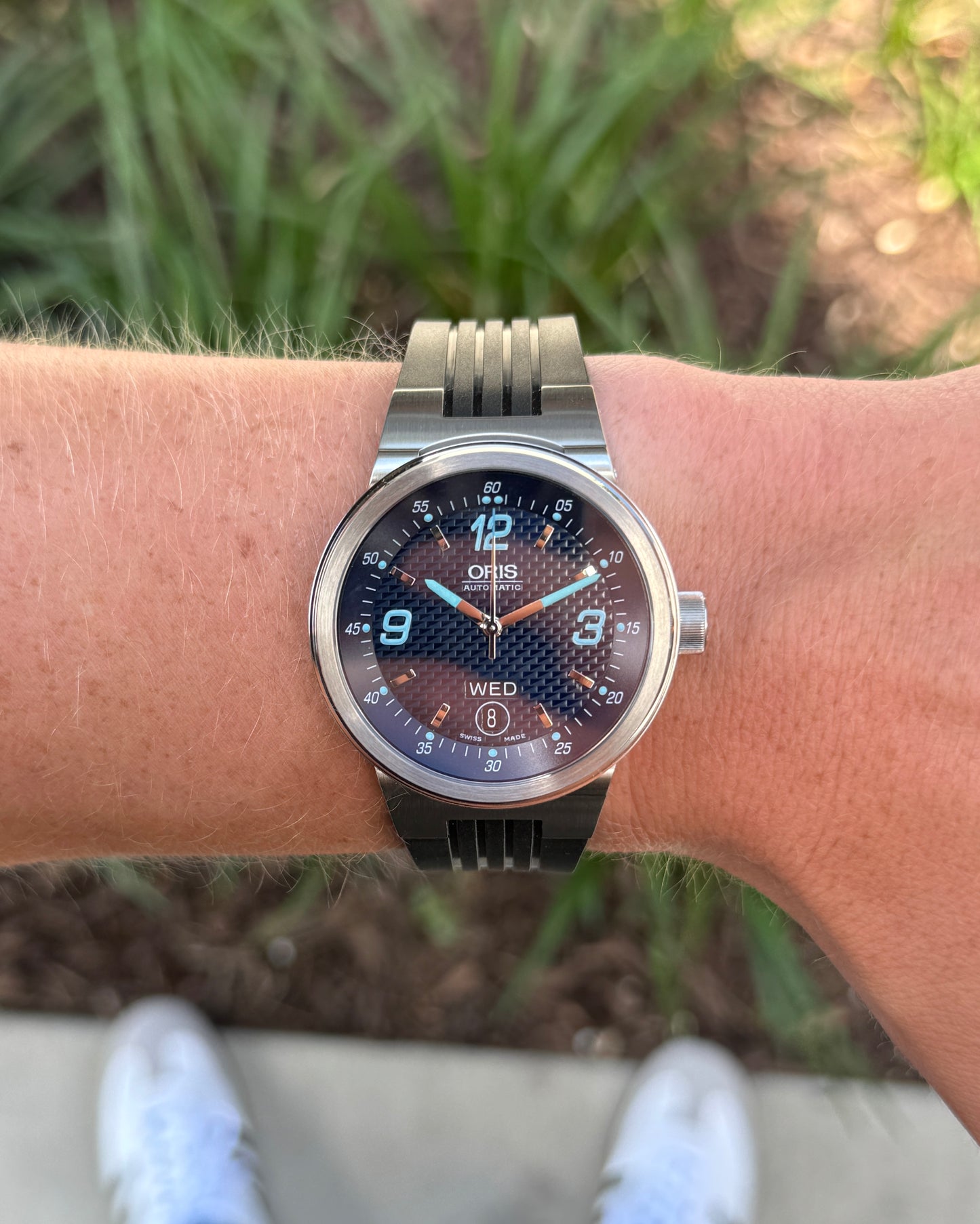 Oris Williams F1 Team Daydate 40.5mm 635.7560.4165 Blue Dial