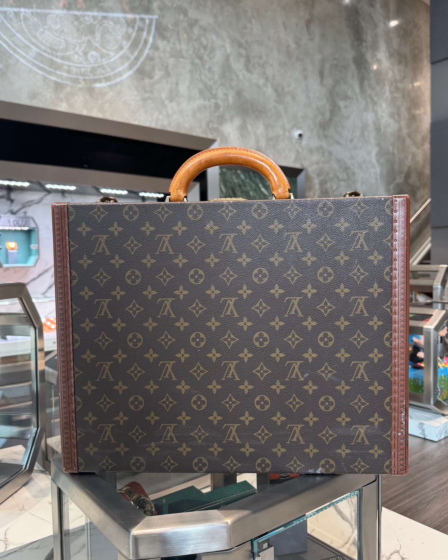 Louis Vuitton Monogram Briefcase 1980's
