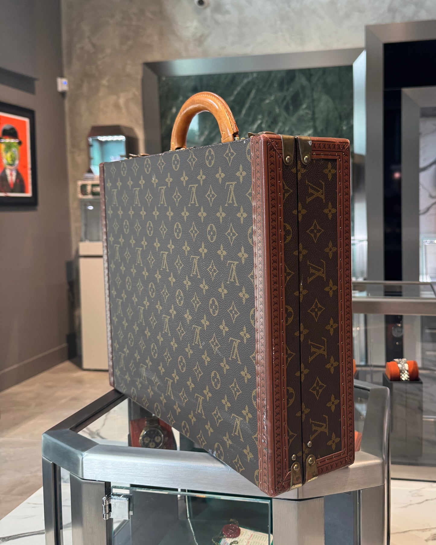 Louis Vuitton Monogram Briefcase 1980's