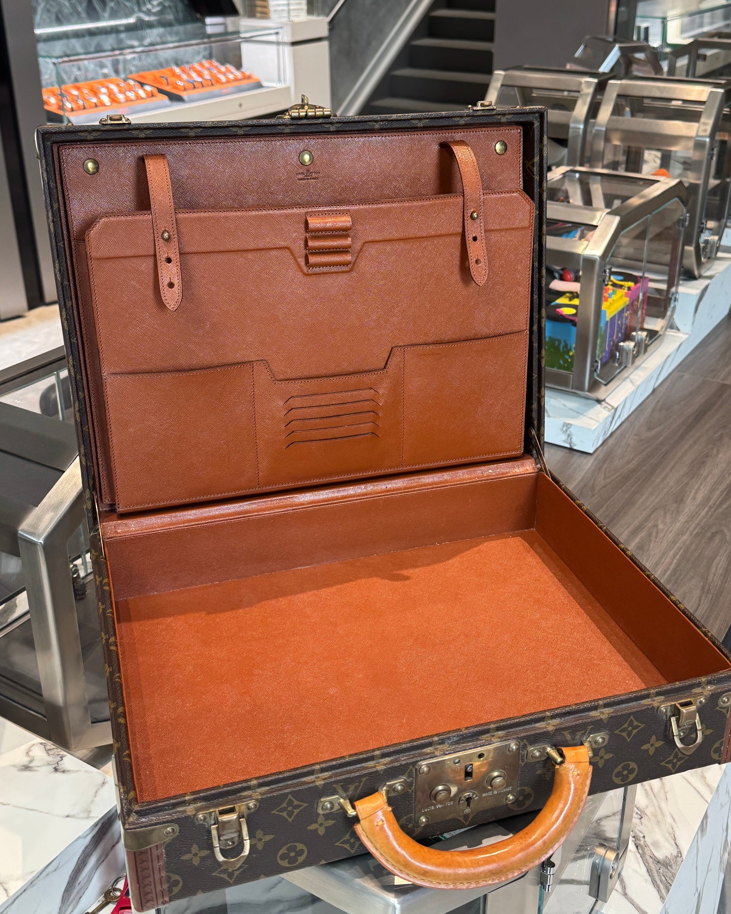 Louis Vuitton Monogram Briefcase 1980's