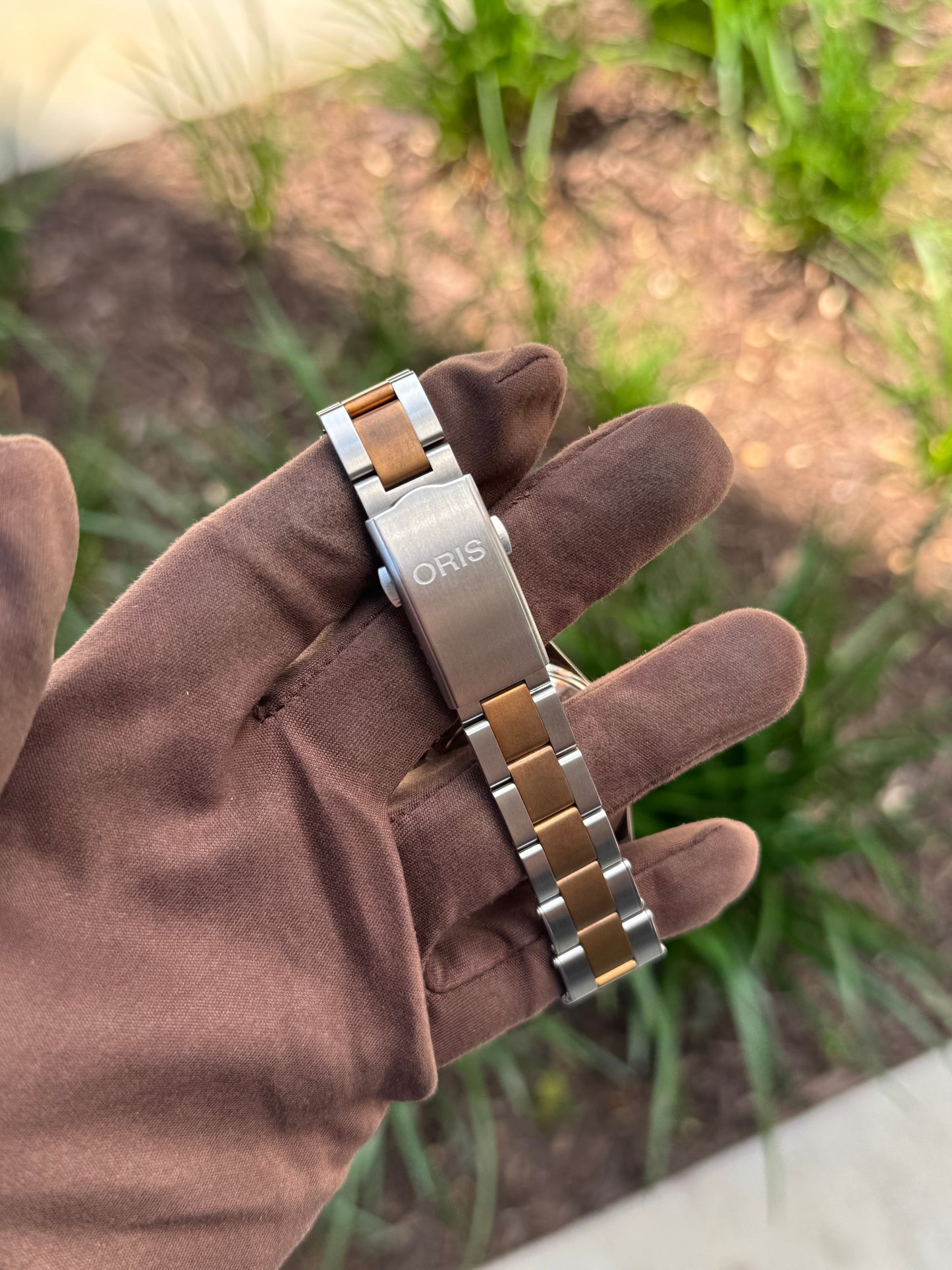 UNWORN Oris Divers Sixty Five 40mm 01 733 7707 4356 Sunset Brown Two Tone Bronze On Bracelet [$2,950 RETAIL]