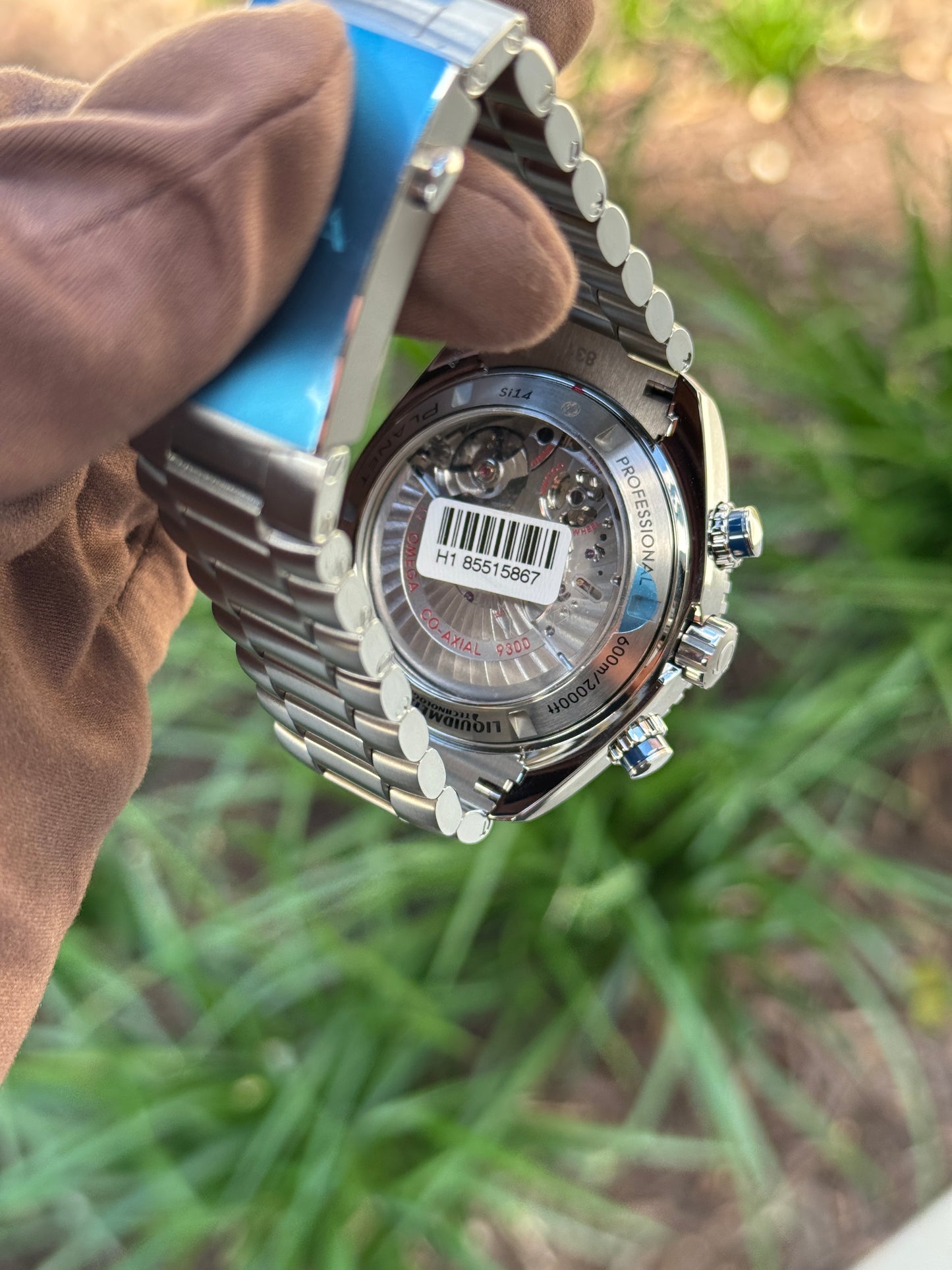 UNWORN Omega Seamaster Planet Ocean 600M 45.5mm 232.90.46.51.03.001 Chronograph Titanium Liquidmetal Blue [$10,600 RETAIL]