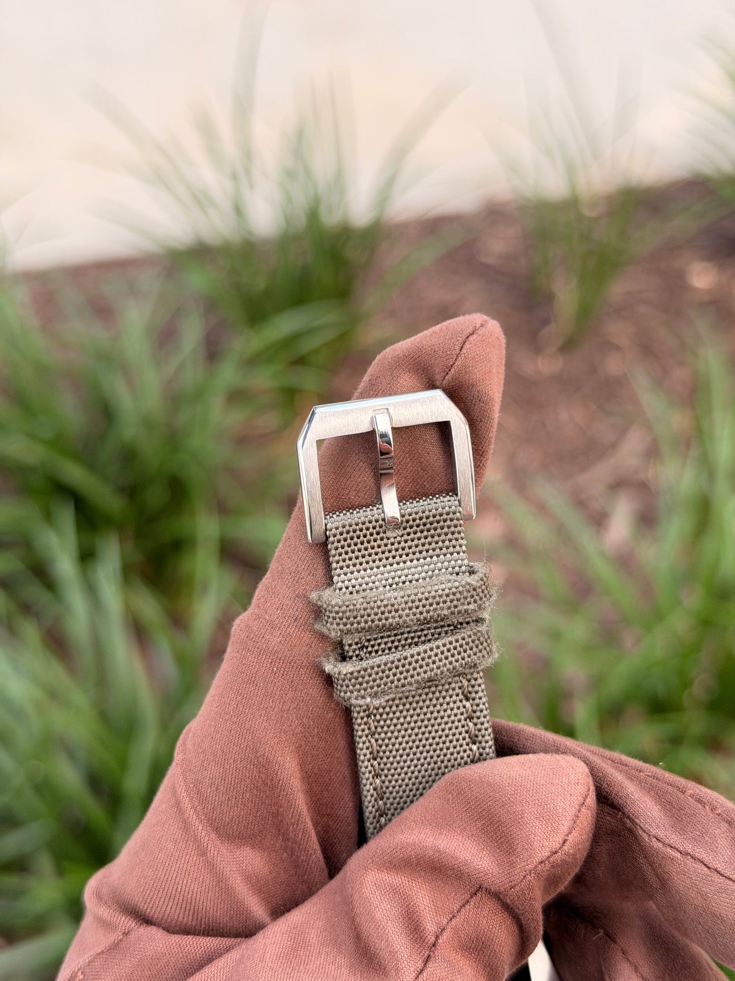 IWC Pilot's Watch IW371704 Chronograph On Green Strap