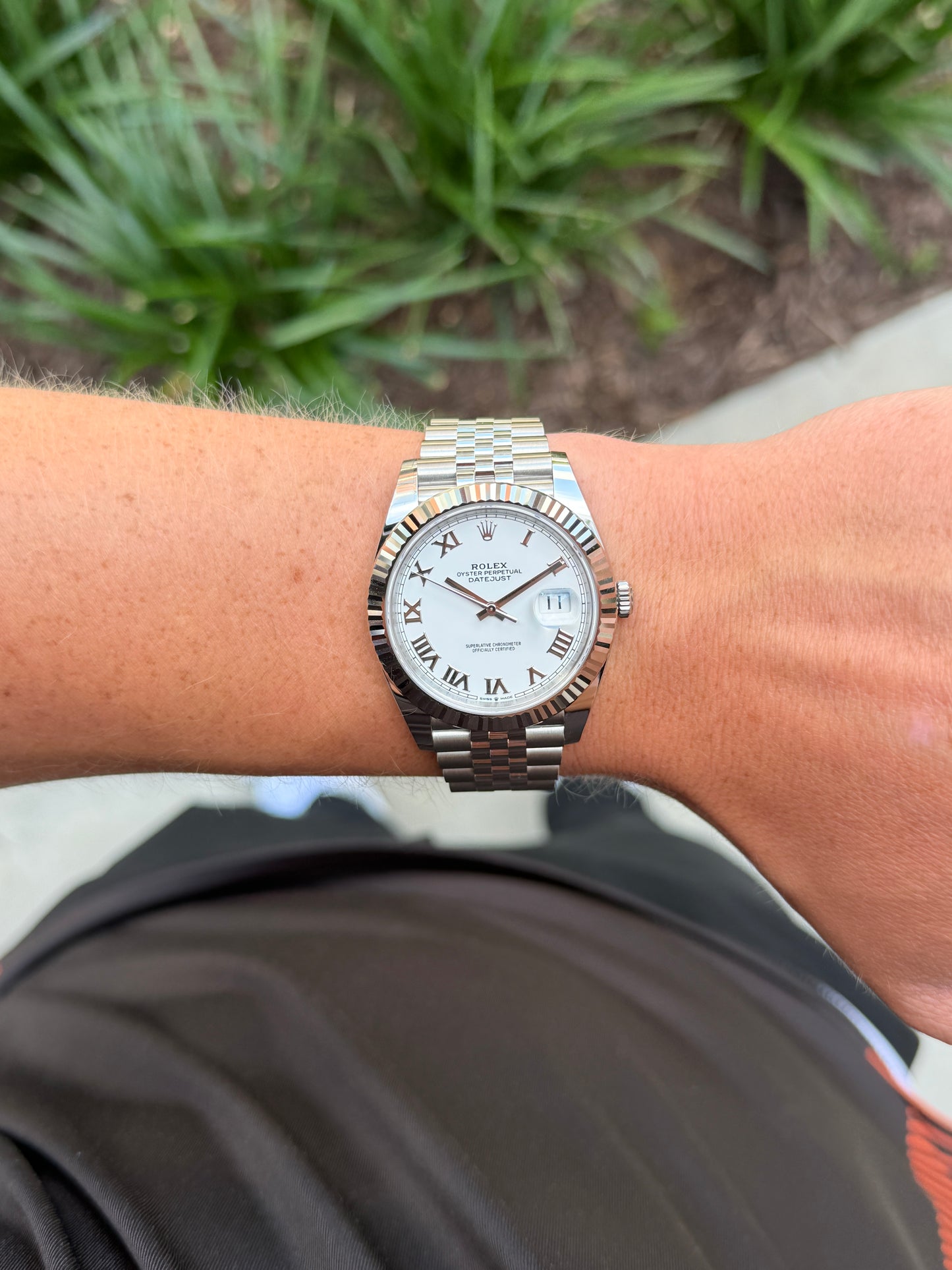 Rolex Datejust 41mm 126334 White Roman Dial Fluted Jubilee 2026