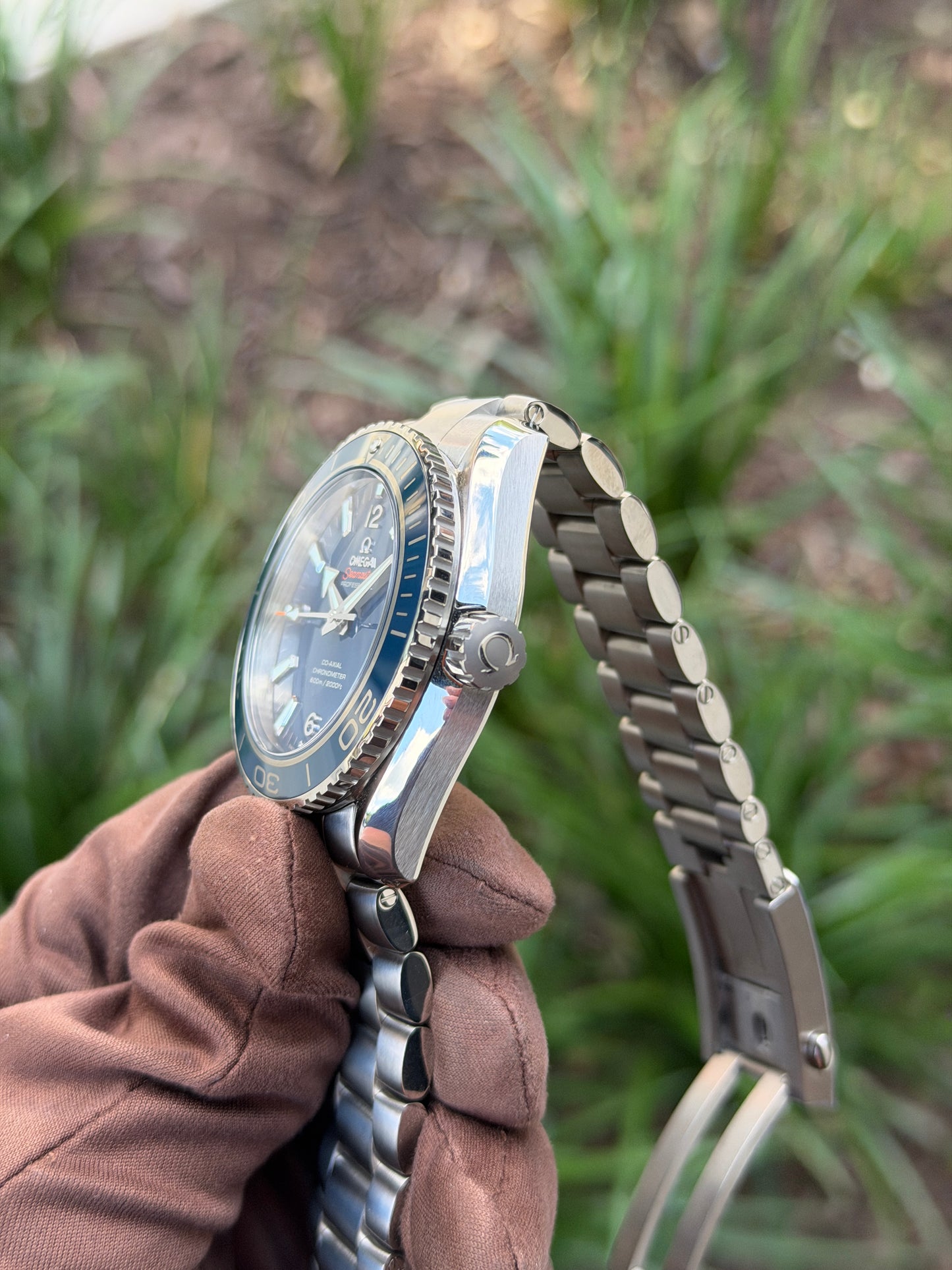 NEW UNWORN Omega Seamaster Planet Ocean 600M 232.90.46.21.03.001 45.5mm Titanium Blue Dial 2013
