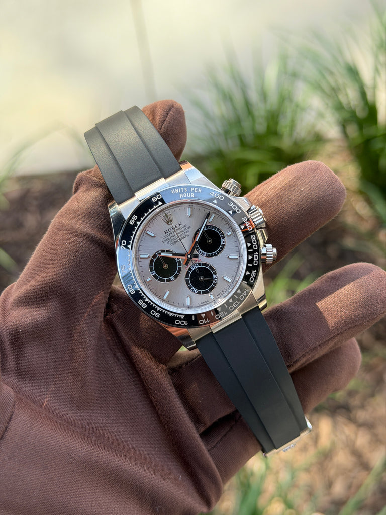 Rolex Daytona 40mm 126519LN Ghost White Gold OysterFlex 2024