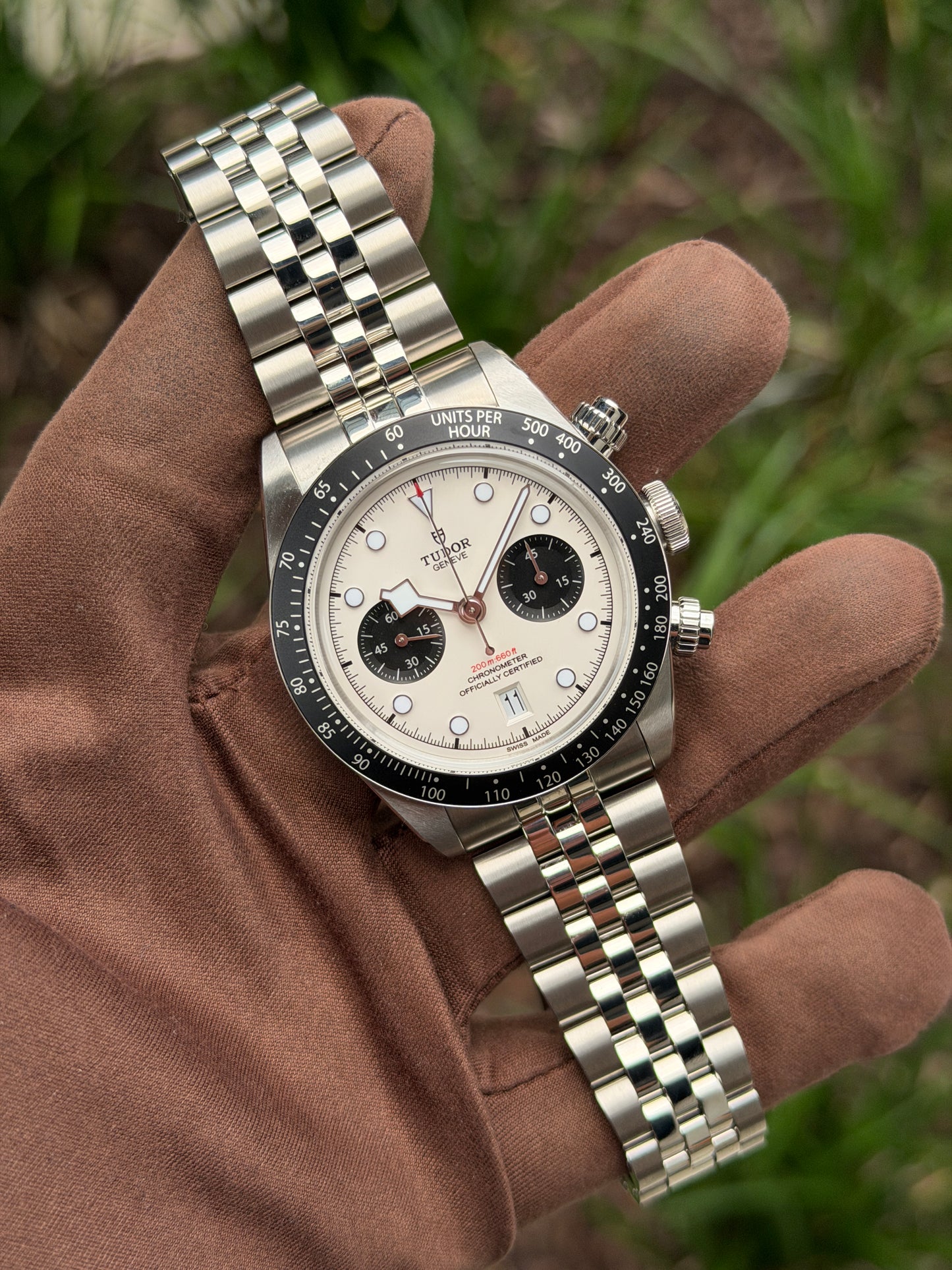 New Release Tudor Black Bay Chrono 79360n 41mm Panda on Jubilee