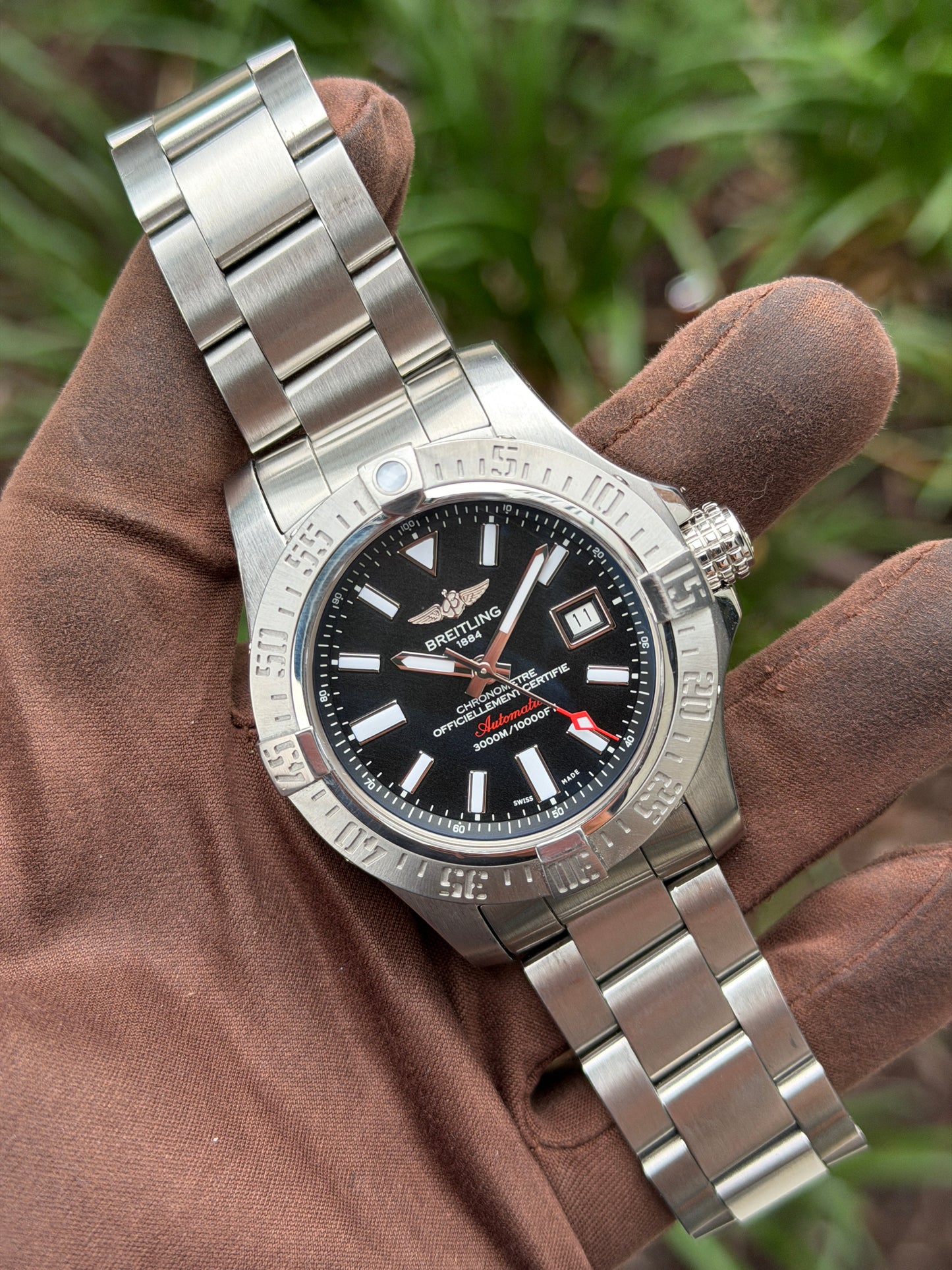 Breitling Avenger II Seawolf 45mm Black Dial