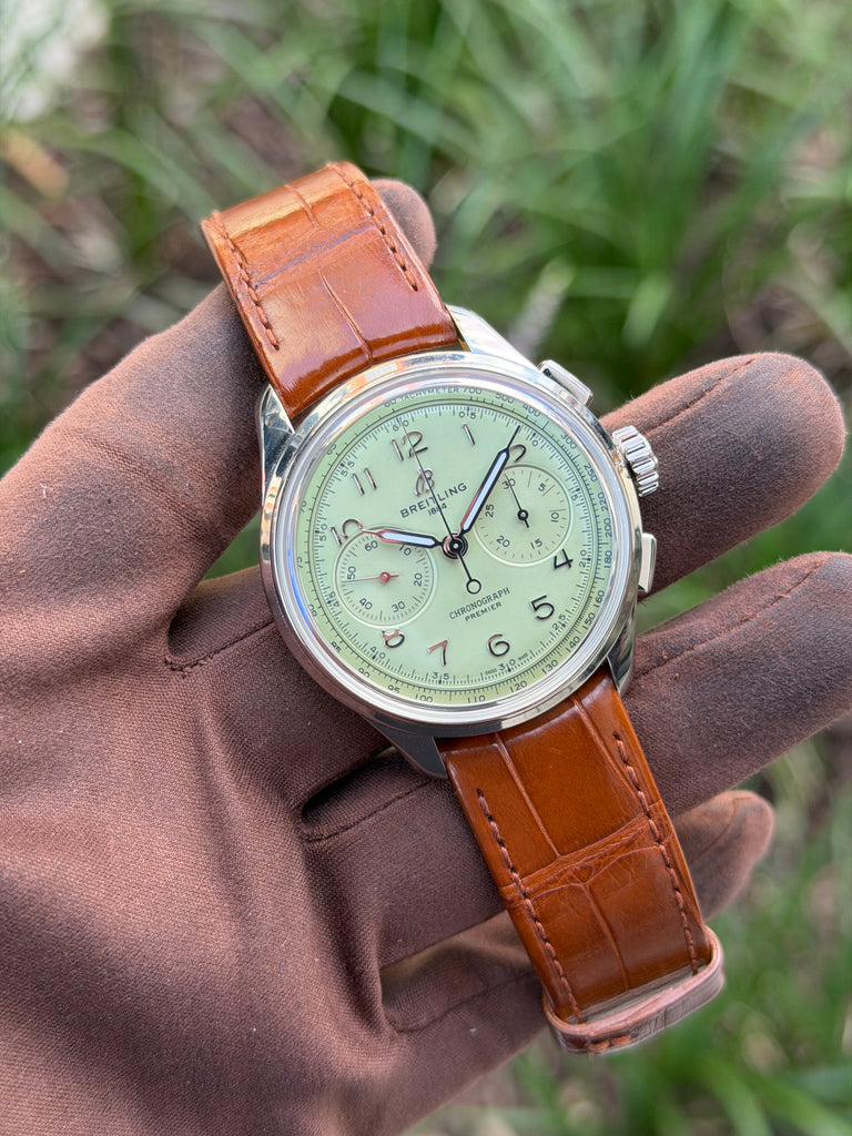 Breitling Premier B09 Chronograph 40mm AB0930D31L1P1 Pistachio Green