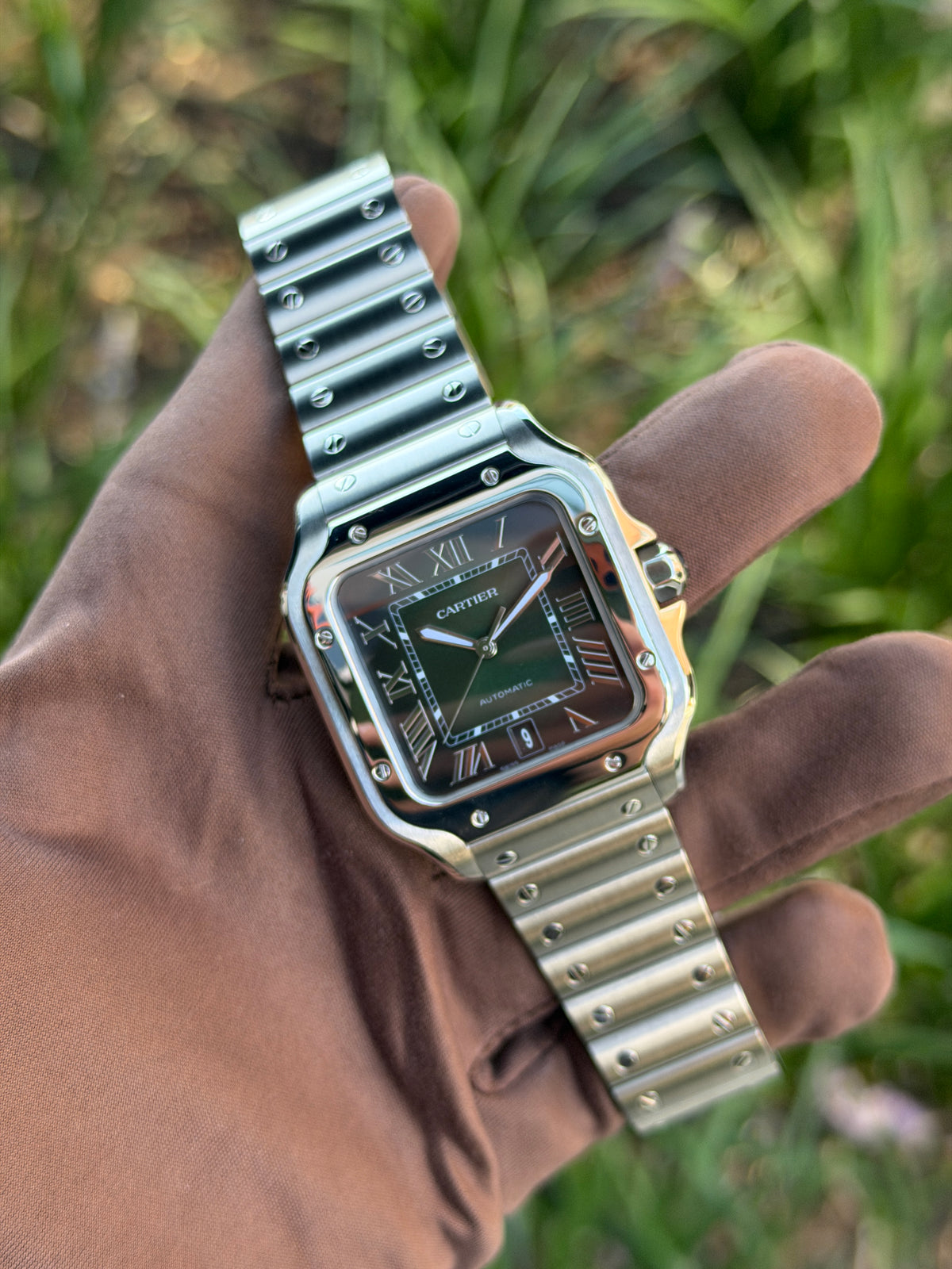Cartier Santos De Cartier Large 39.8x47.5mm WSSA0062 Green 2025