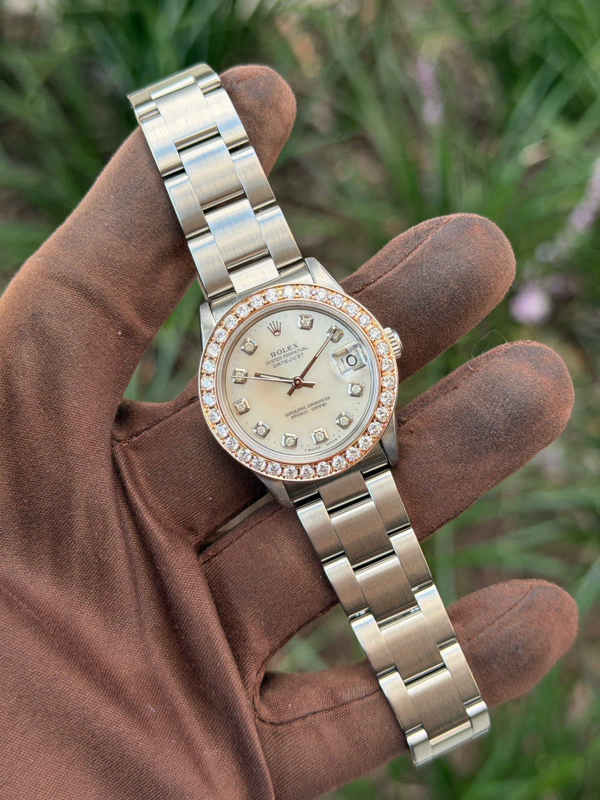 Rolex DateJust 31mm 68240 AFTER MARKET Mother Of Pearl On Oyster