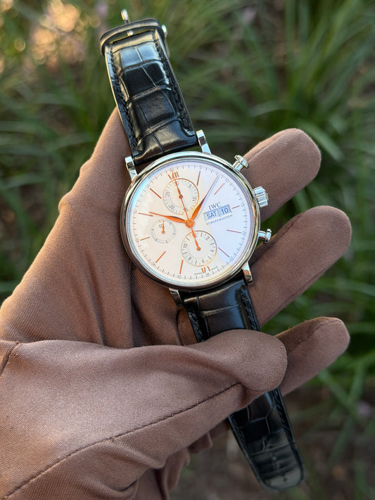 IWC Portofino 42mm IW391031 Silver Chronograph 2025