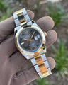 Rolex Datejust 41mm 126303 Two Tone Yellow Gold Wimbledon Dial Smooth Bezel 2025