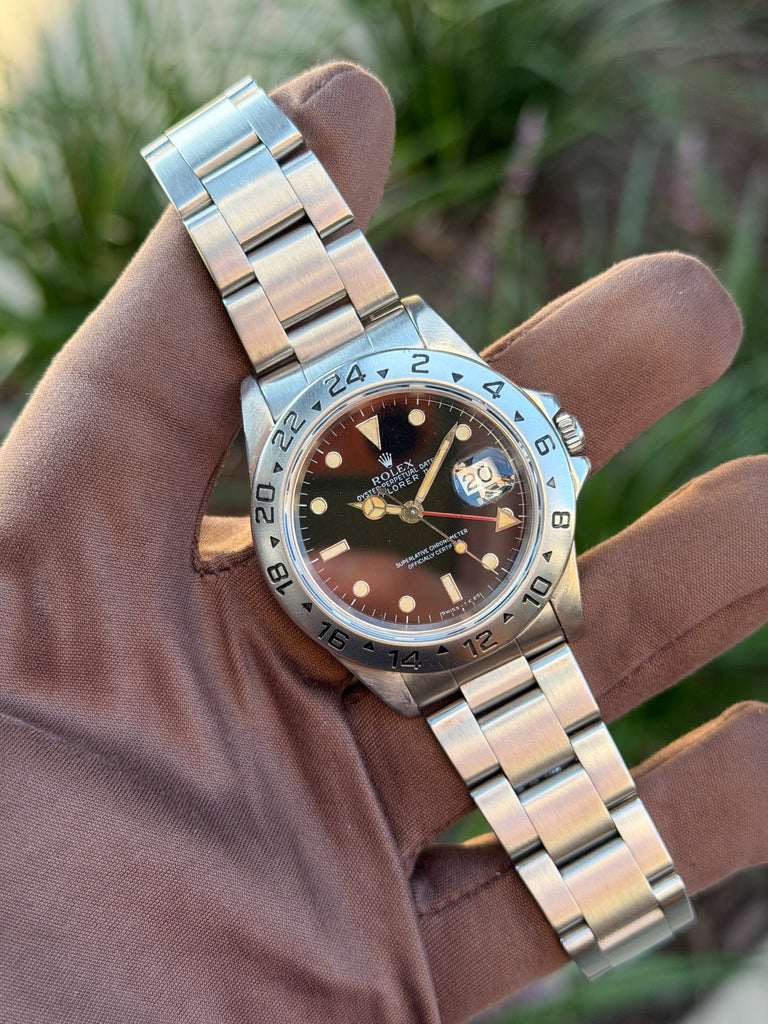 Rolex Explorer 40mm 16570 Black Dial (W serial )