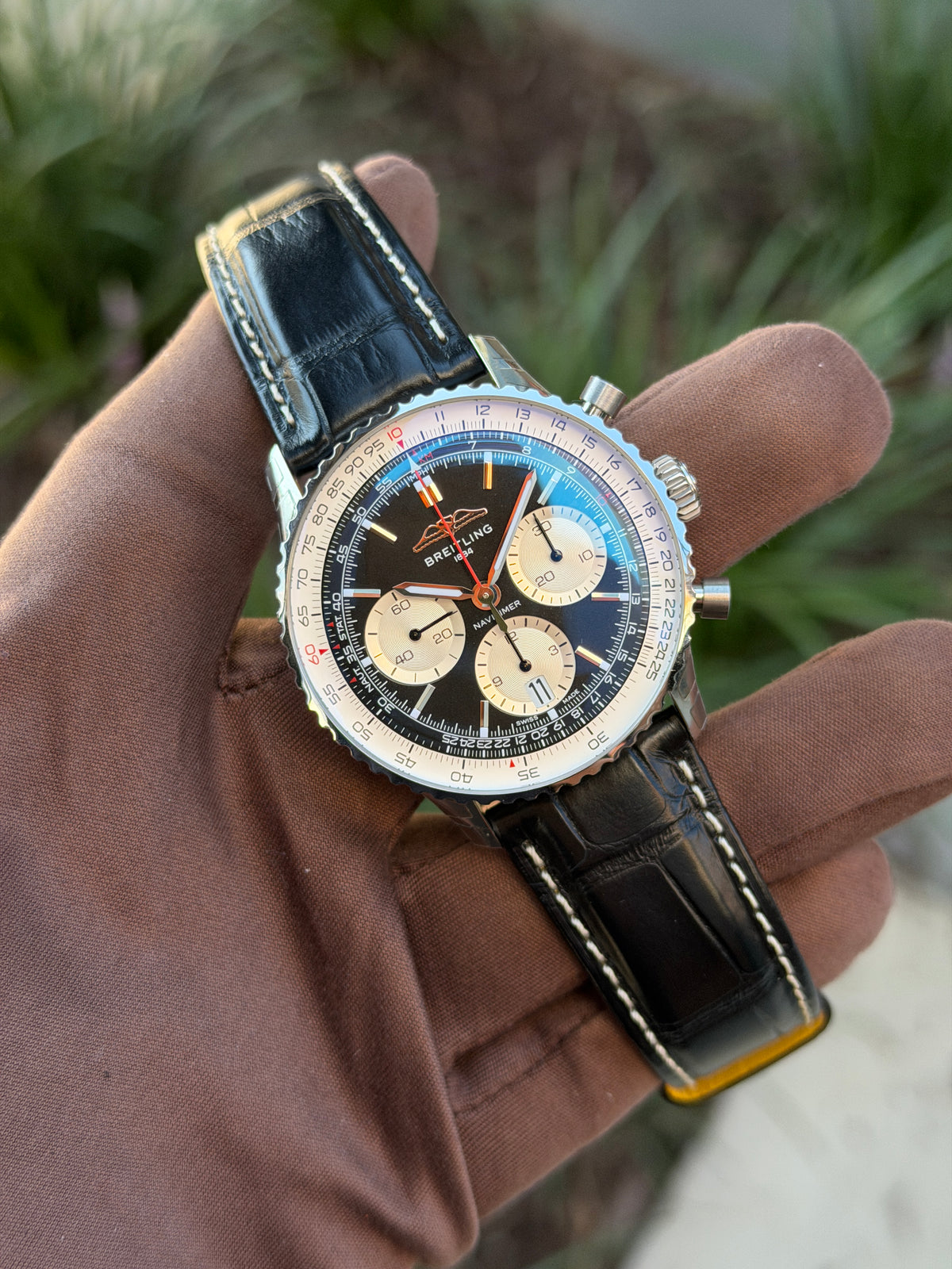 UNWORN STICKERED Breitling Navitimer B01 Chronograph 41mm AB0139 Bland Dial Chronograph [$9,450 RETAIL]