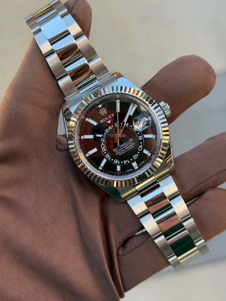 Rolex Skydweller 42mm 326934 Black on Oyster 2021