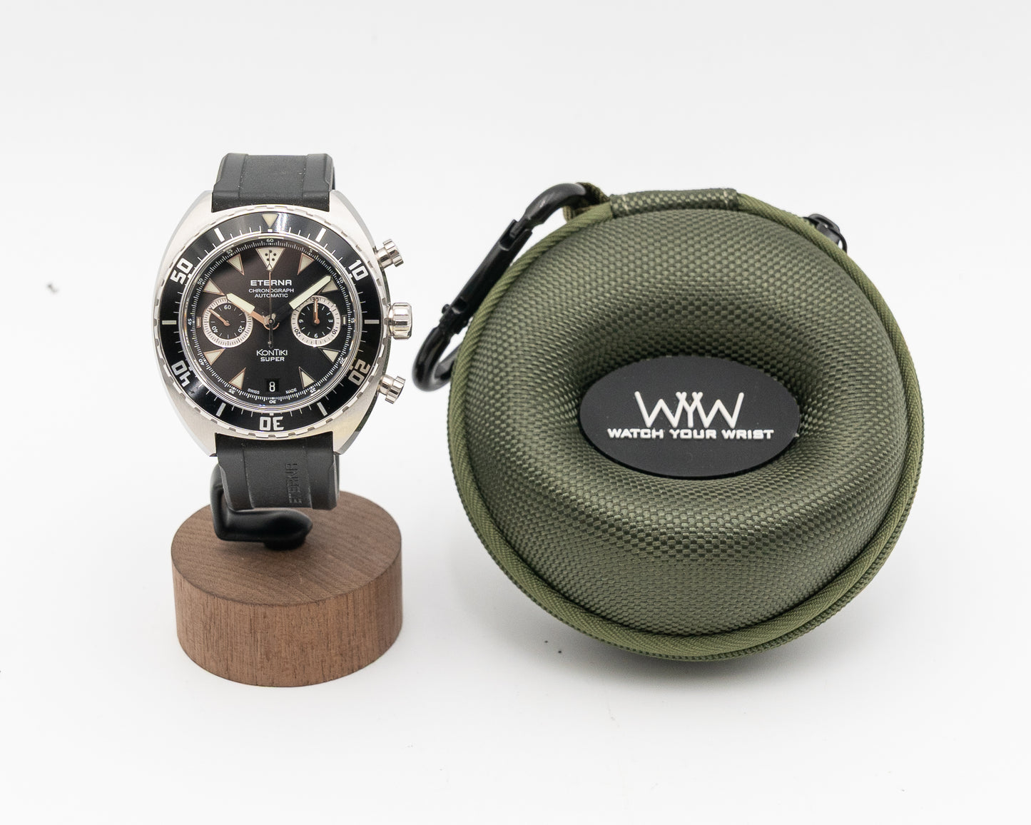 Eterna Super Kontiki 45mm 7770.41 Black Chronograph