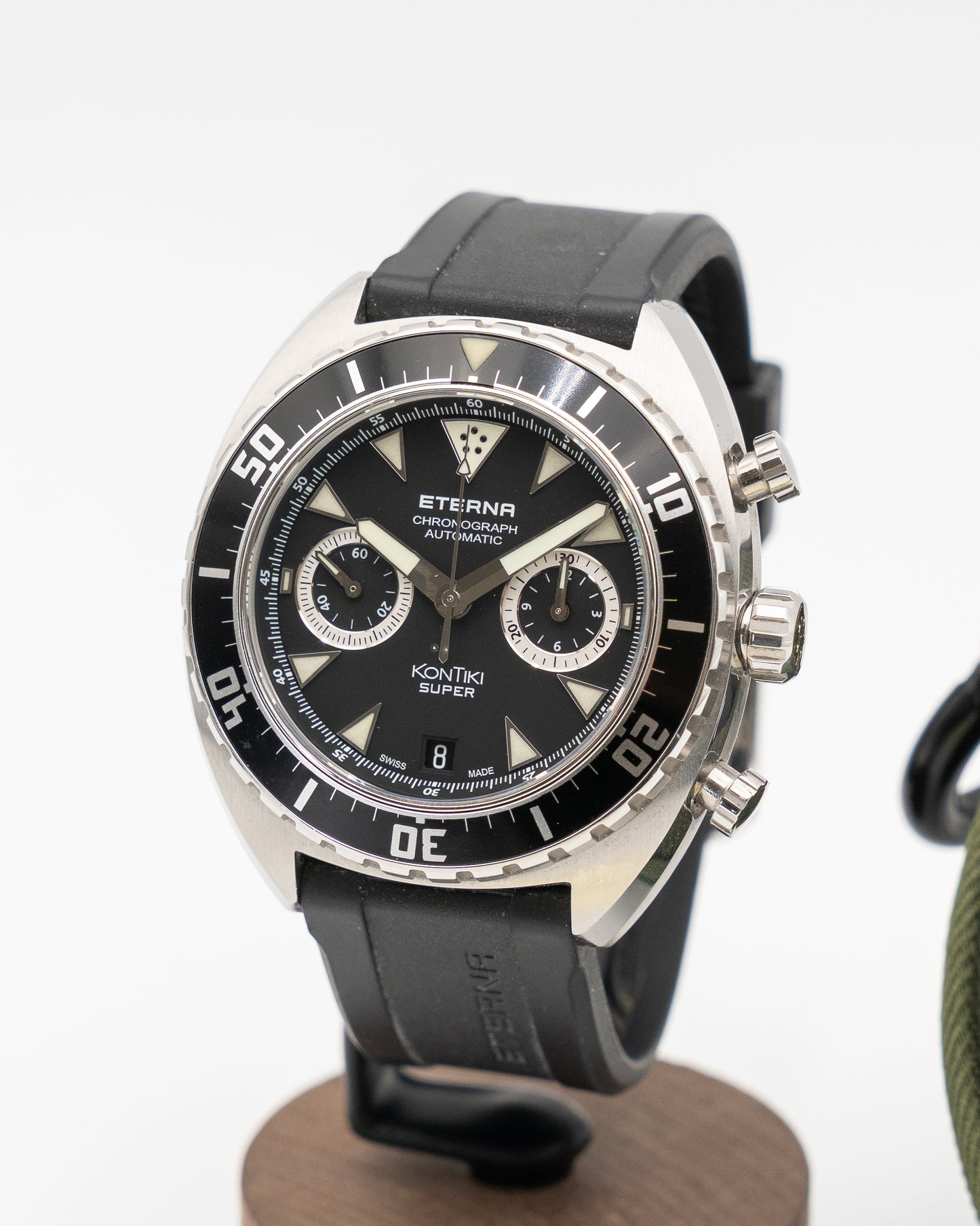 Eterna Super Kontiki 45mm 7770.41 Black Chronograph
