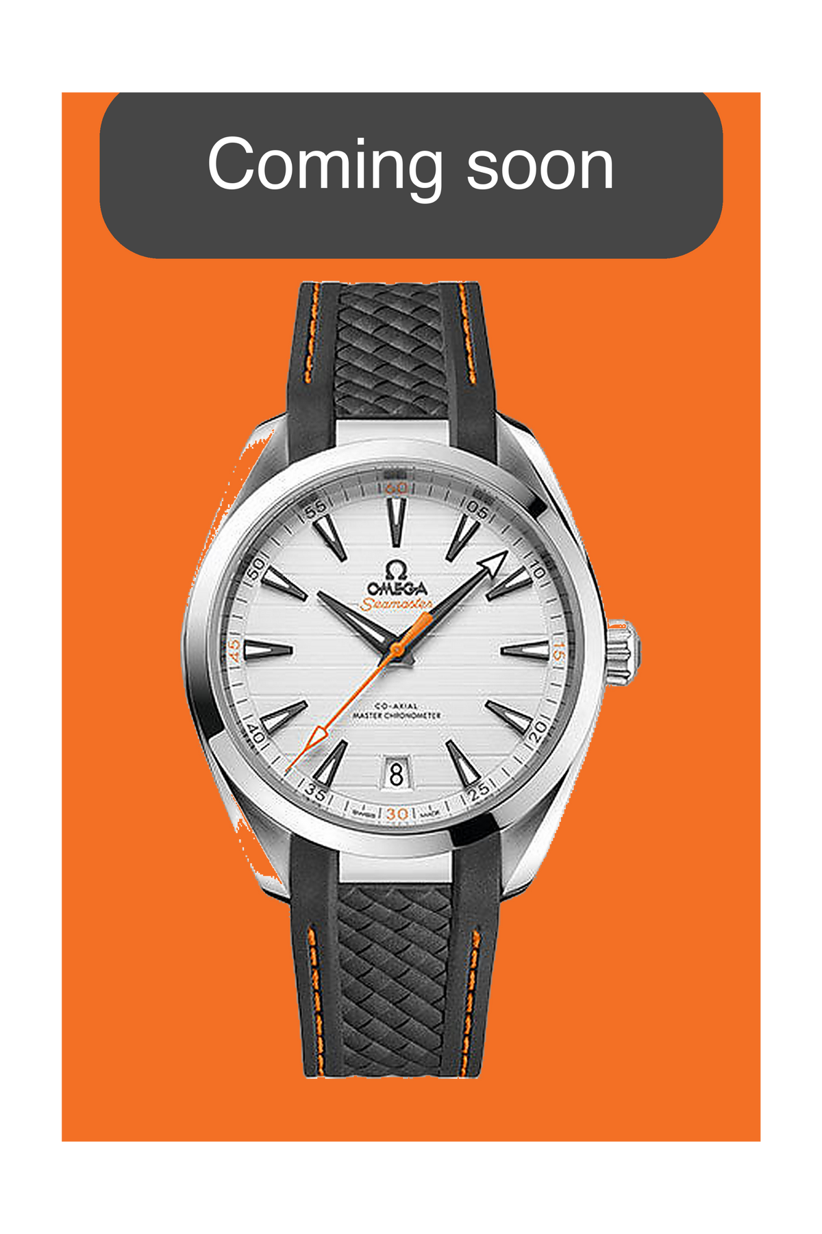 Omega Seamaster Aqua Terra 150M 41mm 220.12.41.21.02.002 Silver Dial Orange Seconds Hand 2025