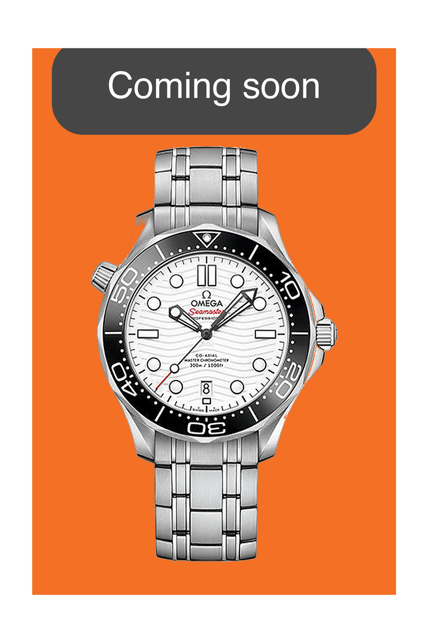 Omega Seamaster Diver 300M Master Co-Axial 42mm 210.30.42.20.04.001 White Dial 2023