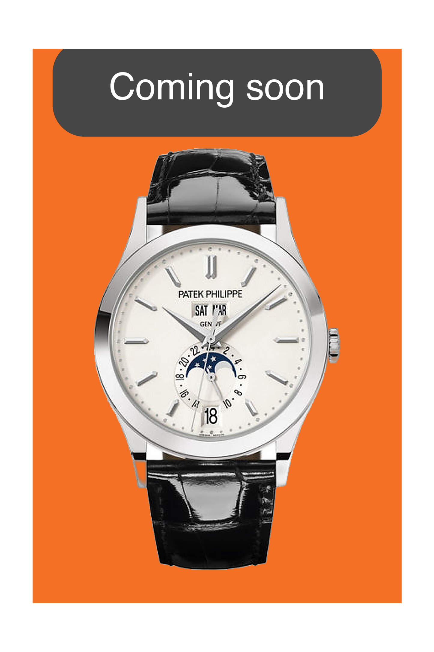 Patek Philippe Annual Calendar 5396G White Gold / Silver Moon Phase 2011