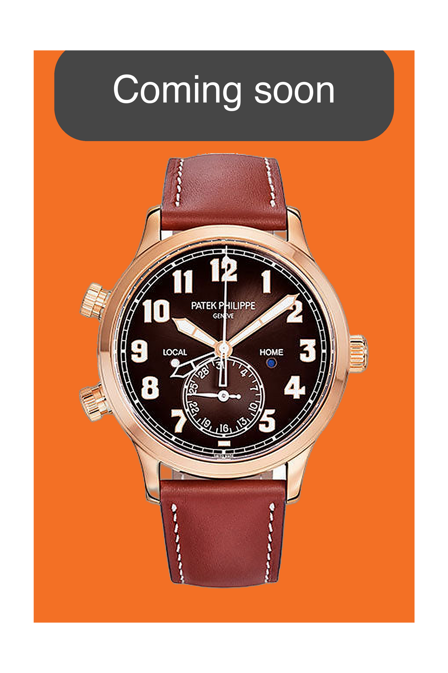 COMING SOON - Patek Philippe Calatrava Pilot Travel Time 42mm 5524R-001 Rose Gold Brown Dial 2022