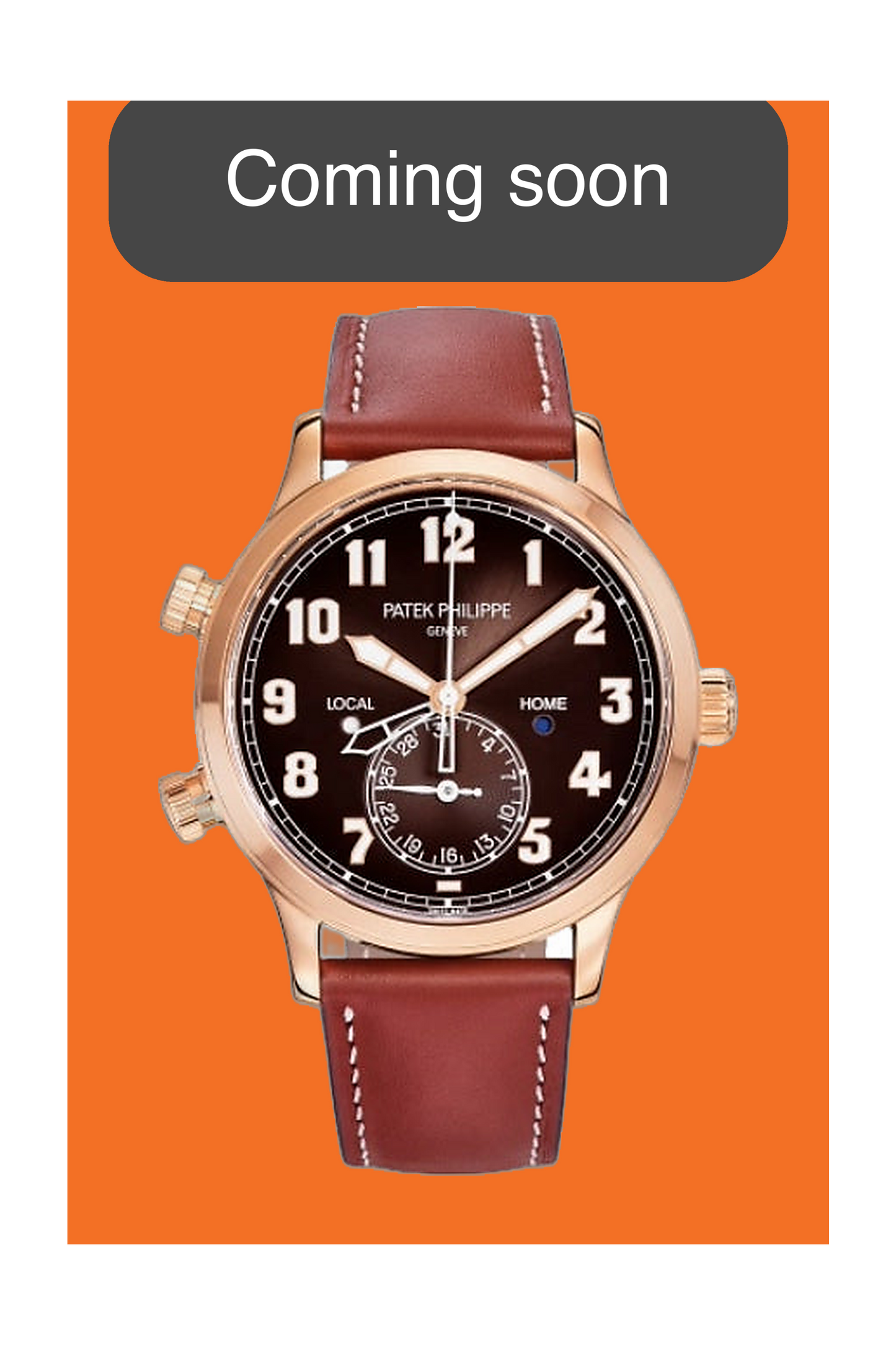 Patek Philippe Calatrava Pilot Travel Time 5524 Rose Gold / Brown 2022
