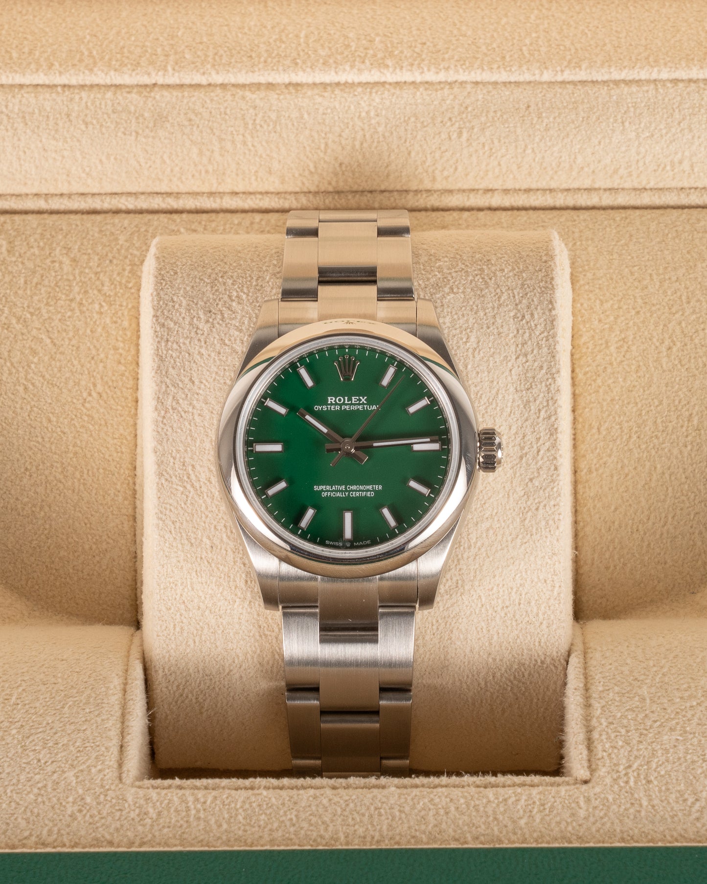 Rolex Oyster Perpetual 277200 Green 2021 31mm
