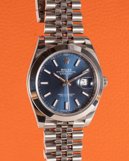 Rolex Datejust 126300 Blue Dial Jubilee Bracelet 2021 41mm