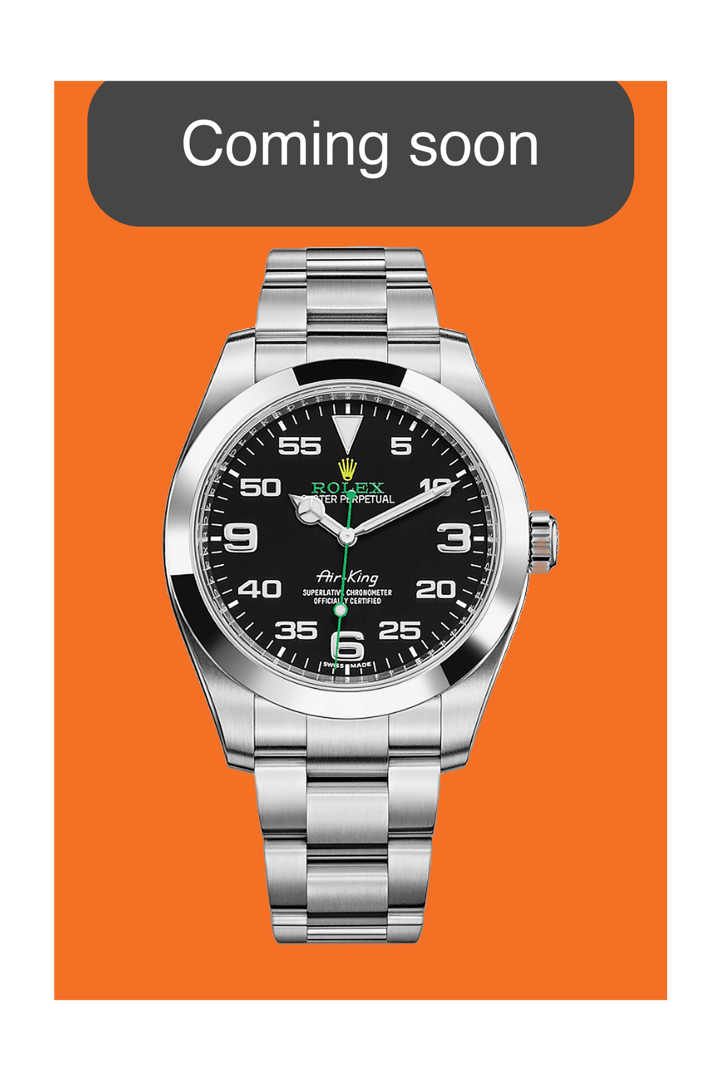 Rolex Airking 40mm 116900 Black Dial Arabic Numerals 2017 (116900 bk)