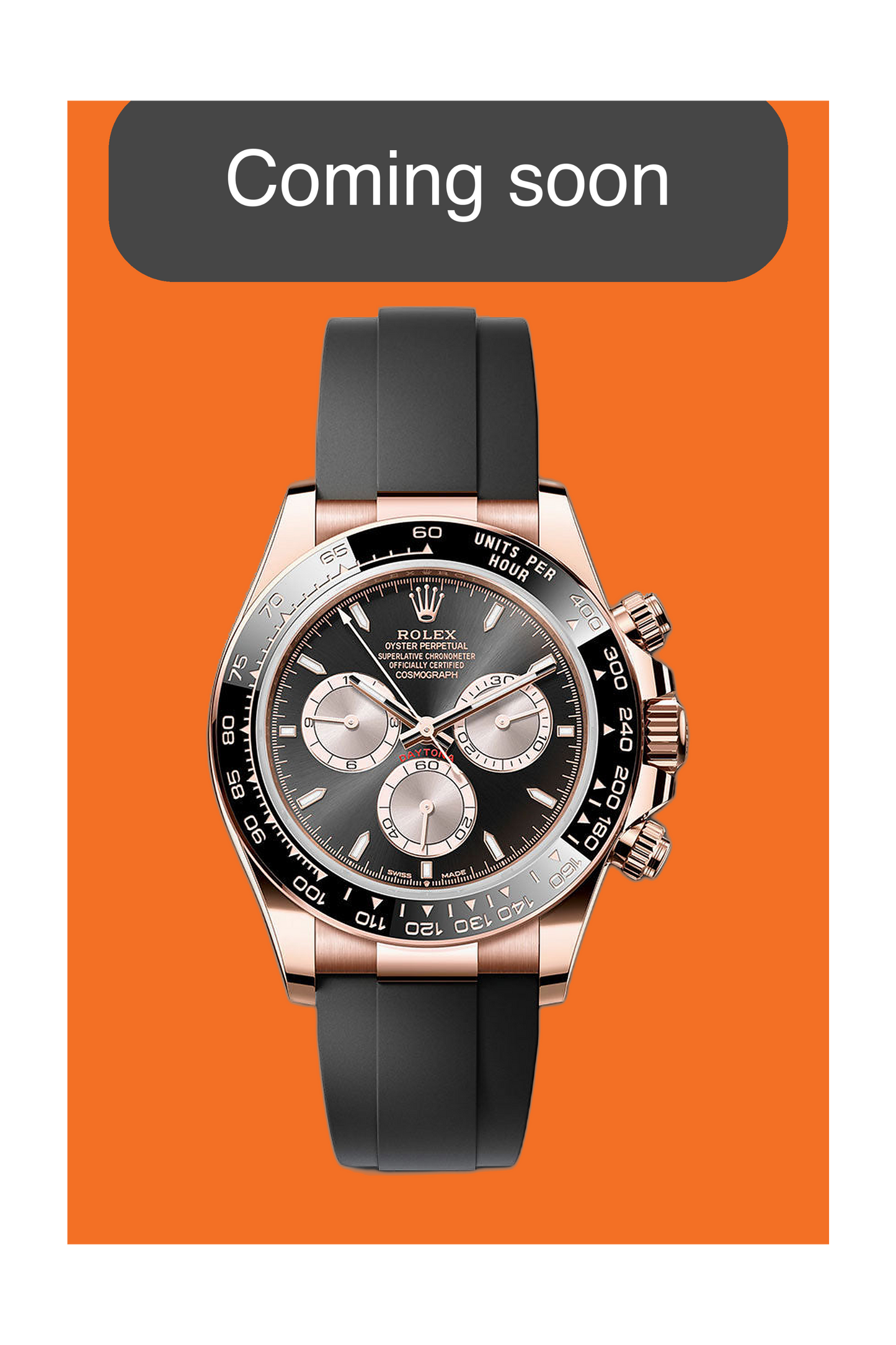 COMING SOON - Rolex Daytona 40mm 126515LN Rose Gold Black Dial Sundust Sub Dials 2024