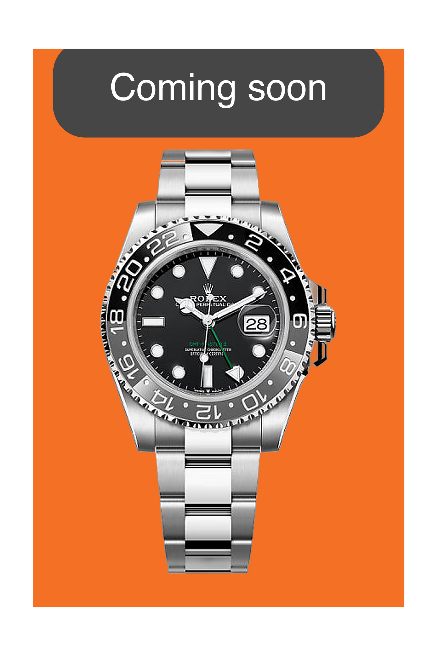 COMING SOON - Unworn Some Stickers Rolex GMT Master II 40mm 126710GRNR Bruce wayne oyster
