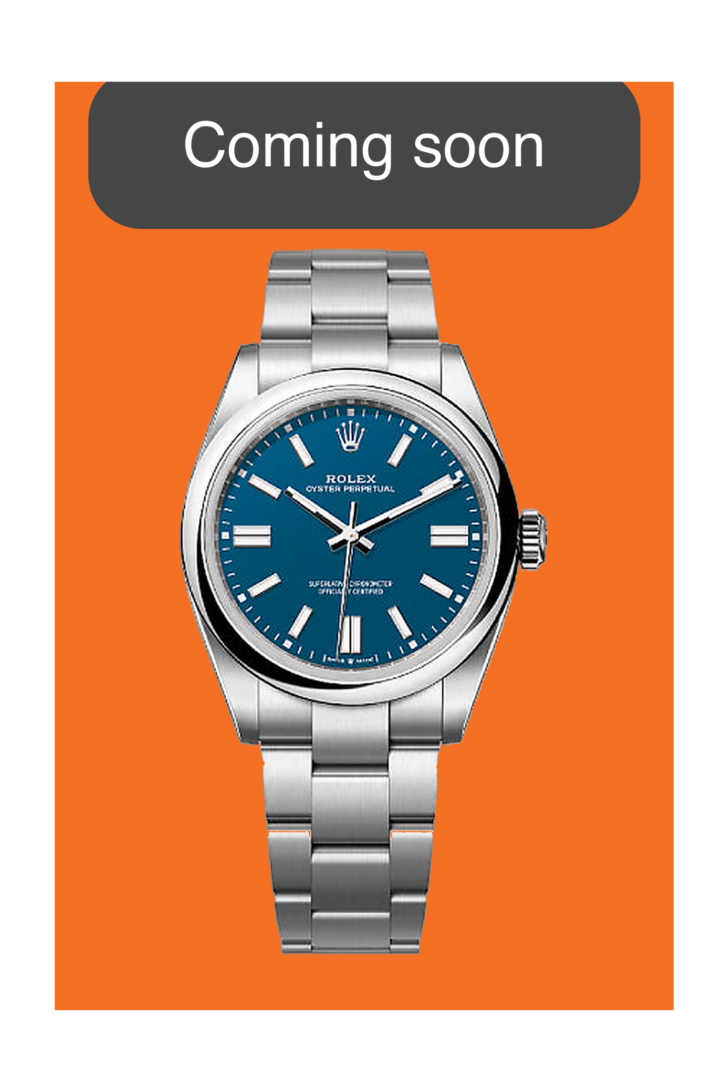 COMING SOON - Rolex Oyster Perpetual OP41mm 134300 Med Blue 2026
