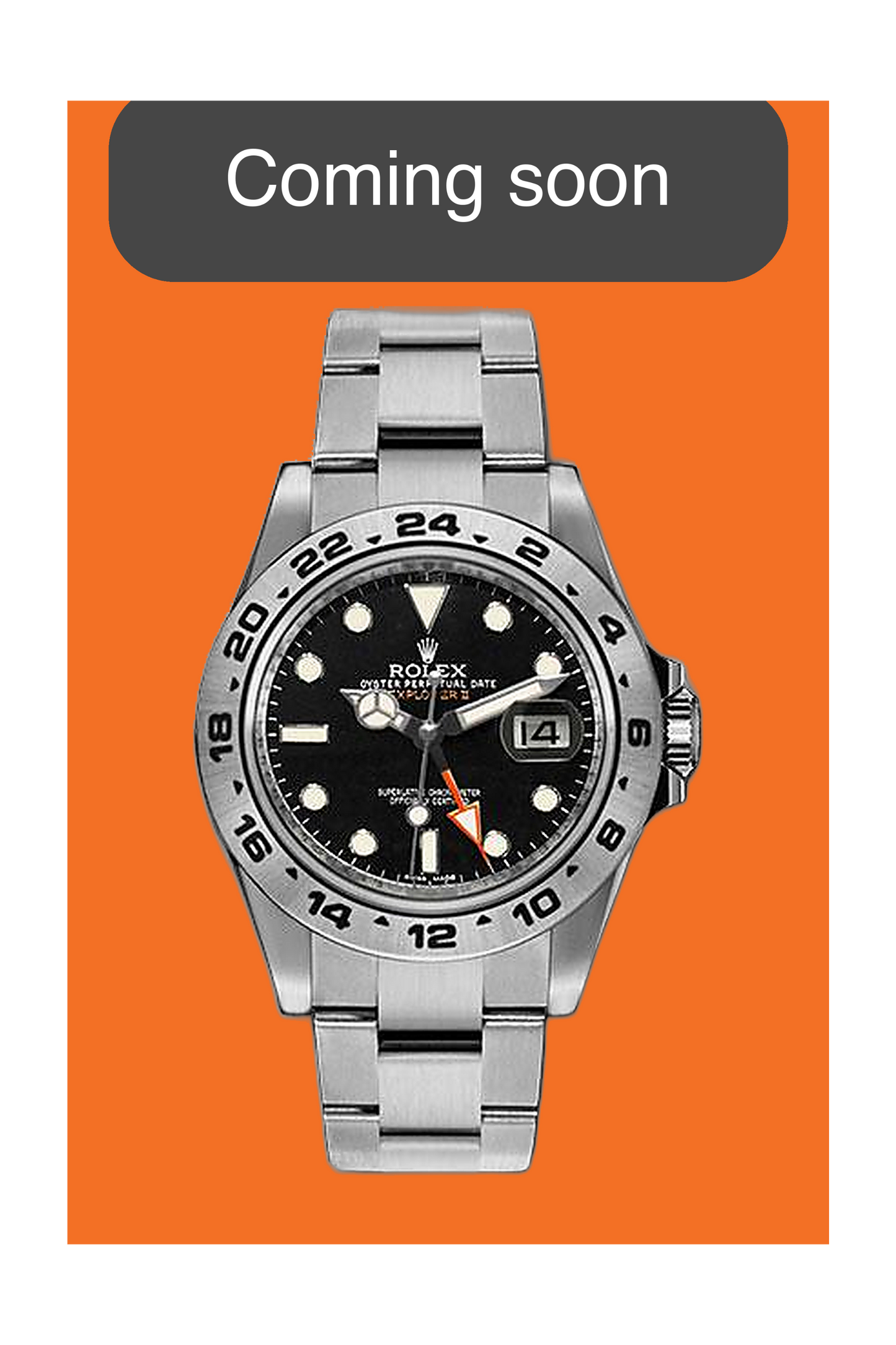 Rolex Explorer II 42mm 216570 Black Dial Orange Hand 2018