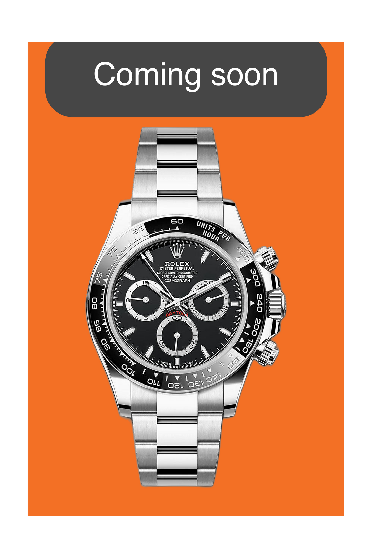 COMING SOON - Rolex Daytona 40mm 126500LN Black 2025