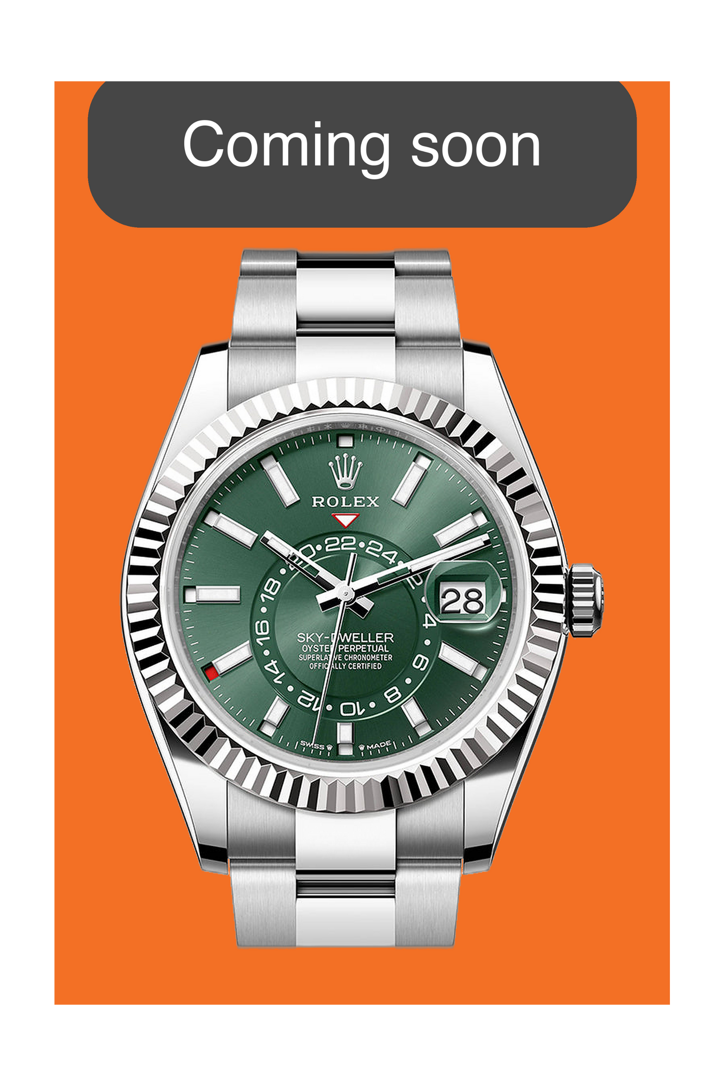 Rolex Sky Dweller 42mm 33934 Green Dial on Oyster 2025