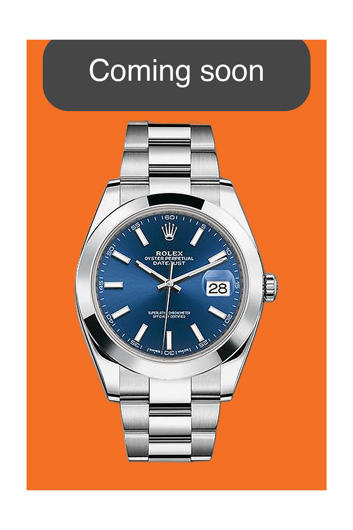 Rolex Datejust 41mm 126300 Smooth Oyster Blue Dial 2026