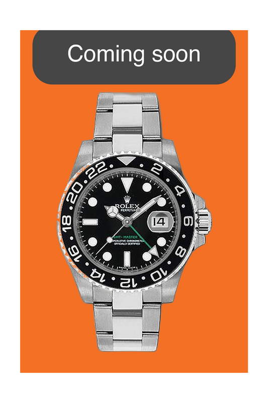 COMING SOON - Rolex GMT Master II 40mm 116710LN Black Green Arrow 2011