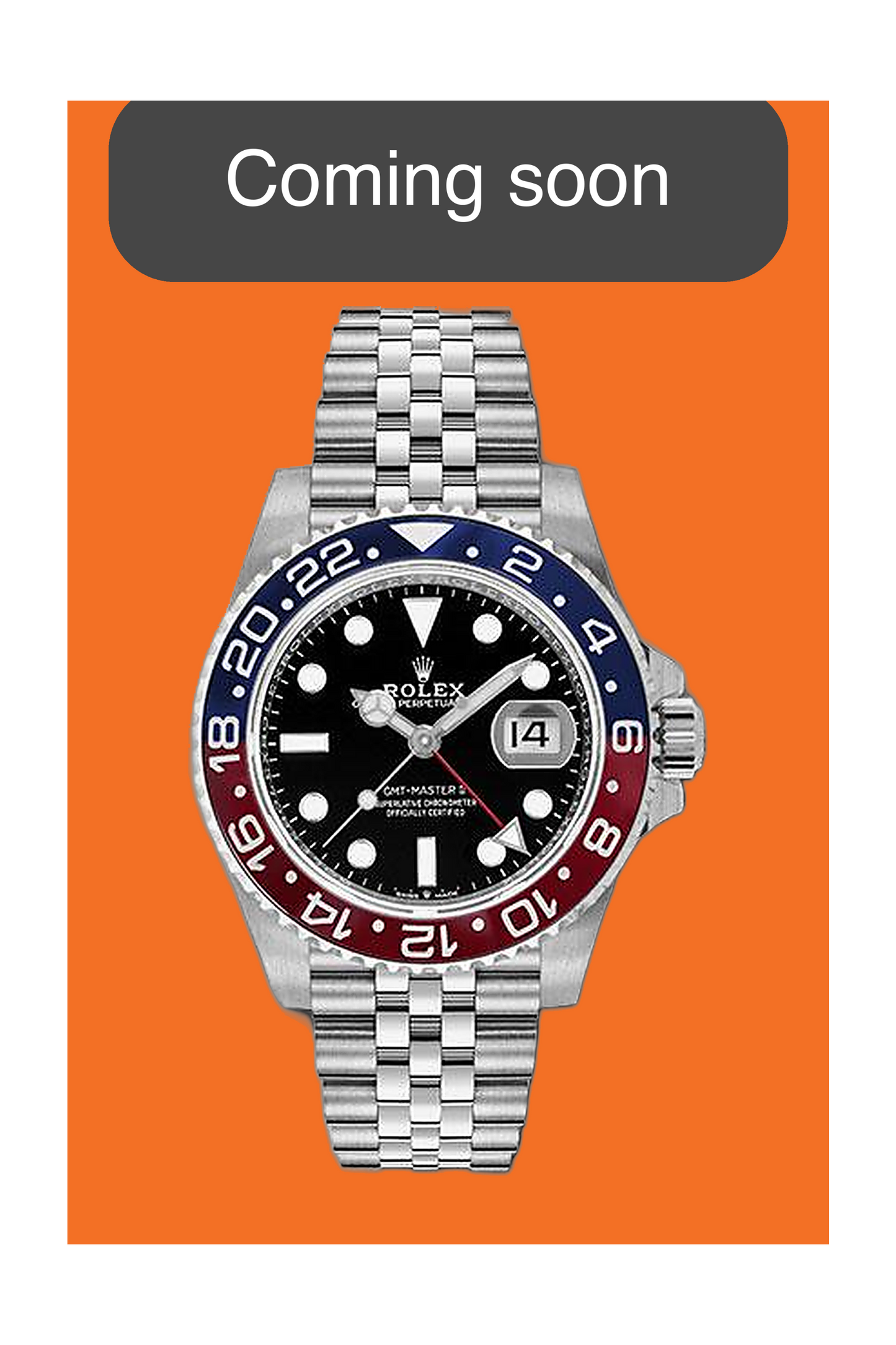 COMING SOON - Rolex GMT Master II 40mm 126710BLRO Pepsi Jubilee 2022