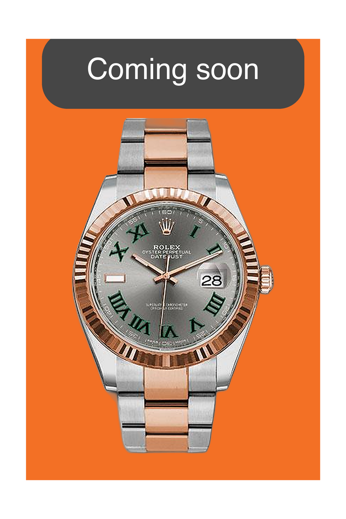 Rolex Datejust 41mm 126331 Two Tone Fluted Bezel Wimbledon 2023 (126331-0015)