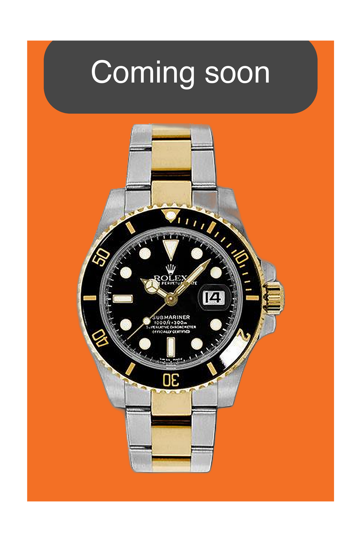 Rolex Submariner Date 40mm 116613LN Two Tone Black Dial 2018