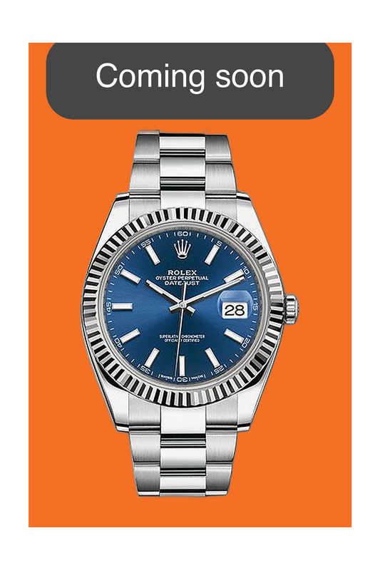 COMING SOON - UNWORN 2026 Rolex Datejust 41mm 126334 Blue Stick Dial Fluted Oyster