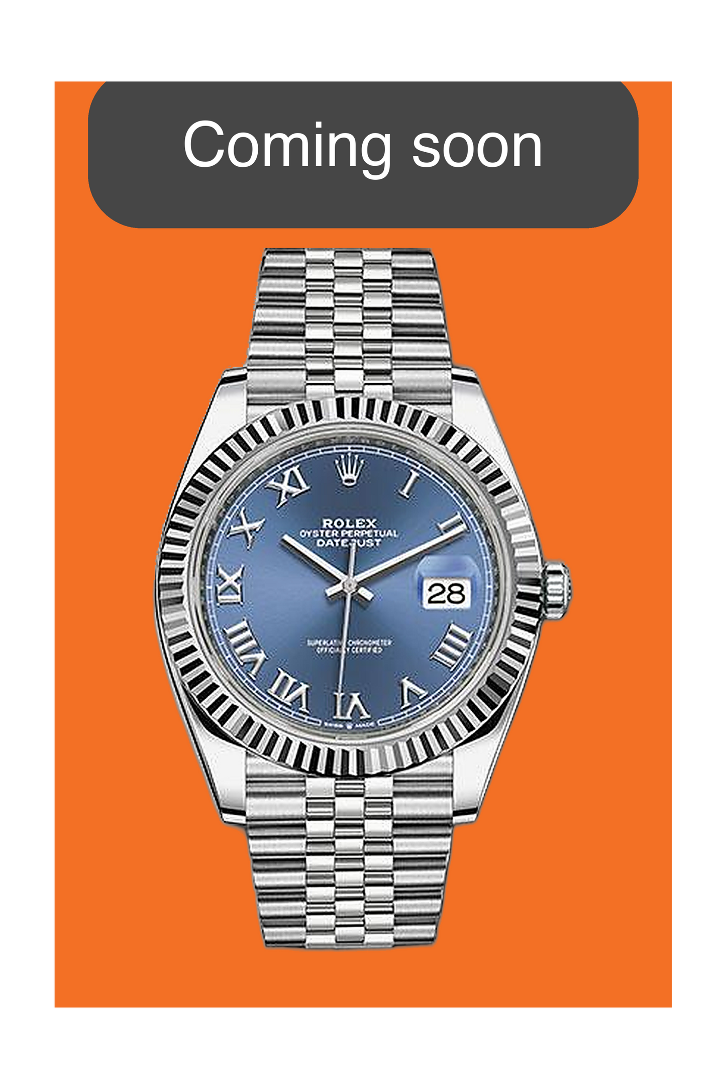 Rolex Datejust 41mm 126334 Fluted Blue Roman Jubilee 2022