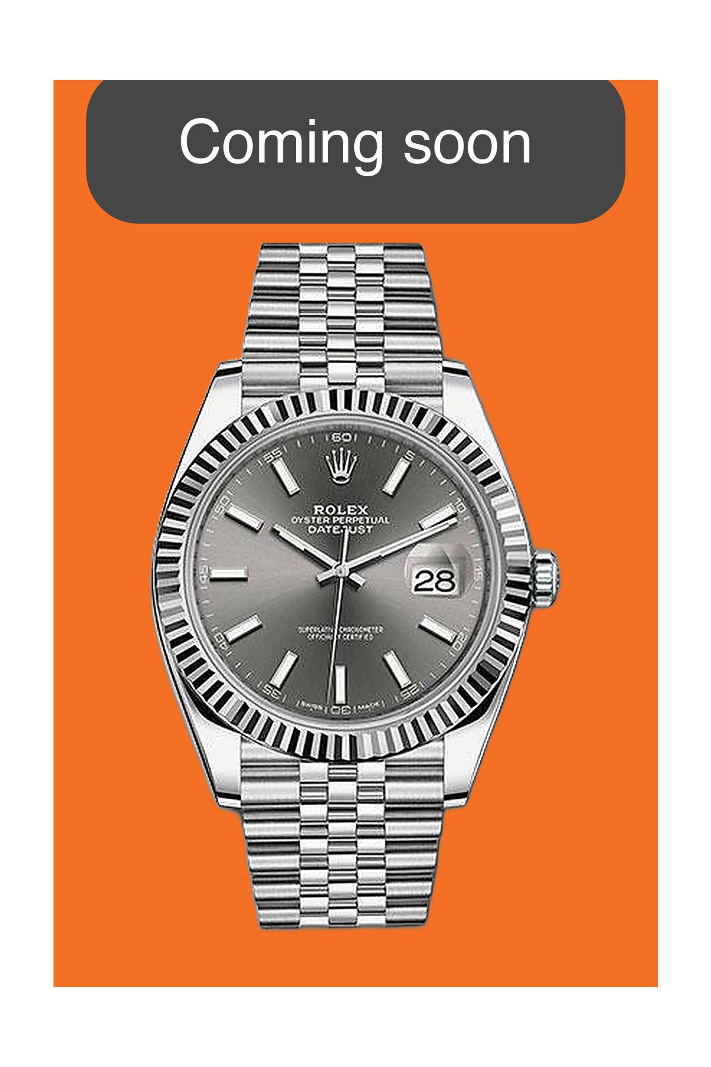 Rolex Datejust 41mm 126334 Dark Rhodium Fluted Jubilee 2019