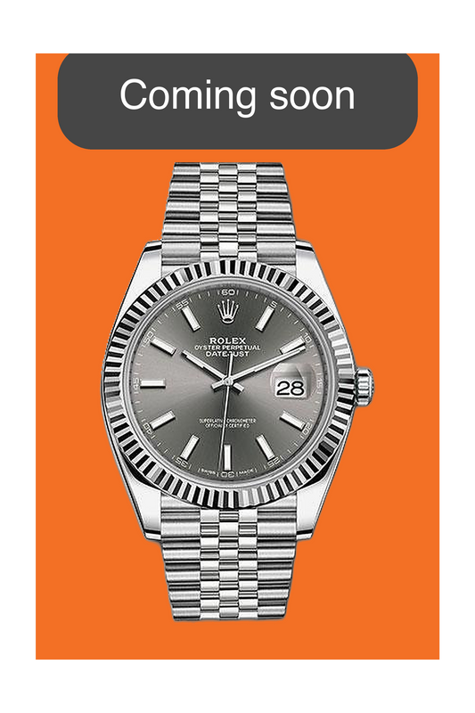 Rolex Datejust 41mm 126334 Dark Rhodium Fluted Jubilee 2019