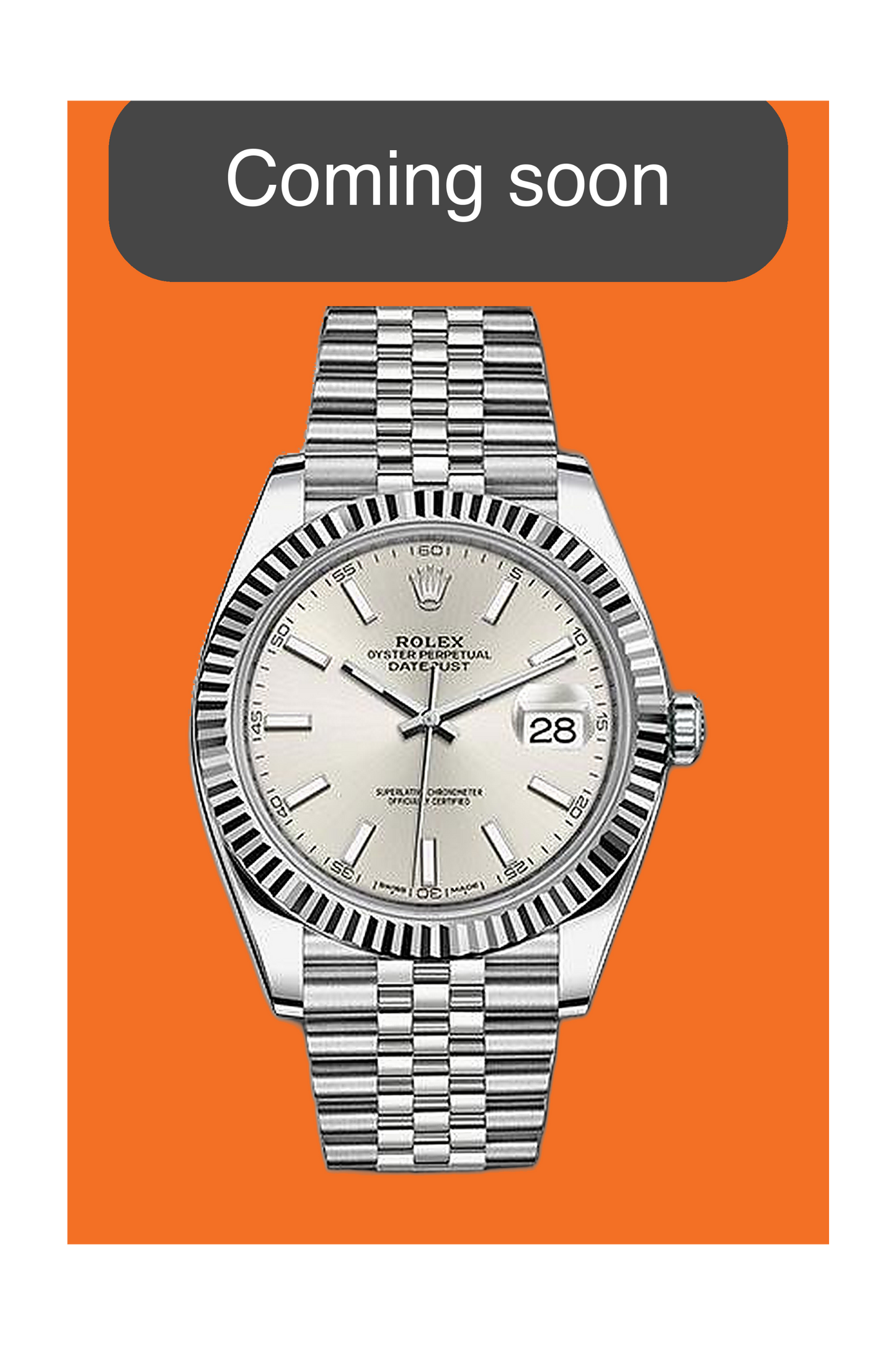 Rolex Datejust 41mm 126334 White Dial Fluted Jubilee 2024  (126334-0024)