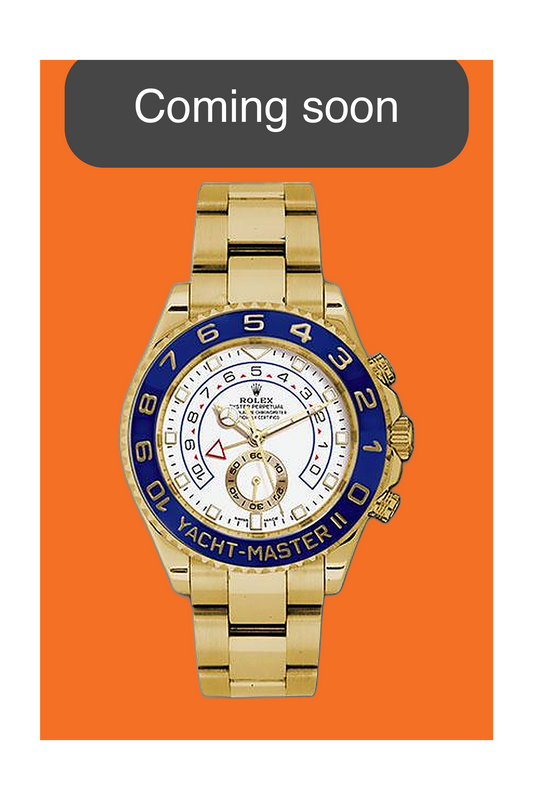 Rolex Yacht-Master 2 44mm 116688 Yellow Gold White Dial   (116688-0001)