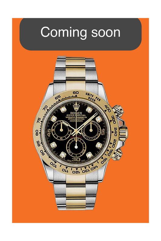COMING SOON - Rolex Daytona 40mm 116503 Two Tone Yellow Gold Black Diamond Dial 2021